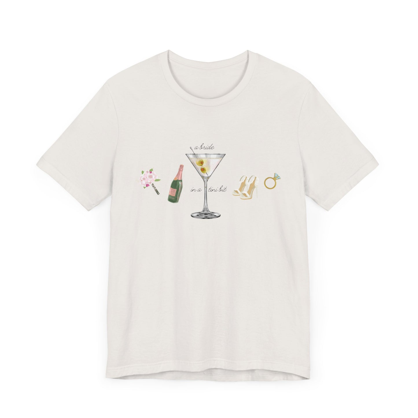 A Bride in a Tini Bit T-Shirt