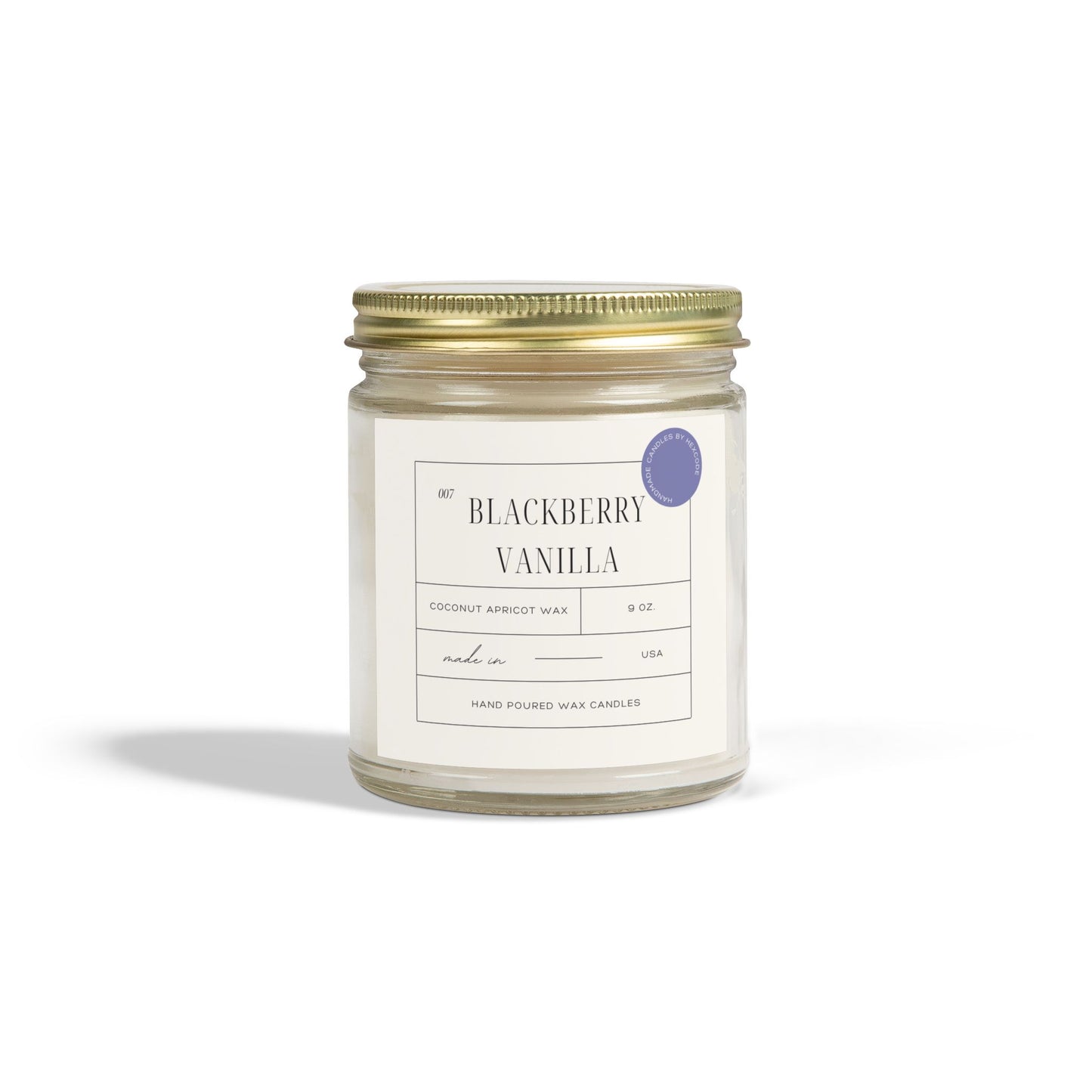 Blackberry Vanilla - Coconut Apricot Scented Candle