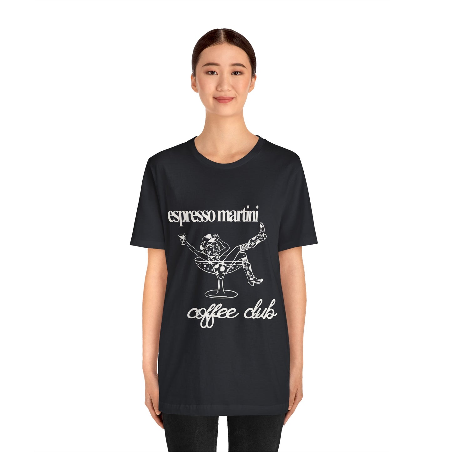 Espresso Martini Coffee Club Graphic Streetwear T-Shirt