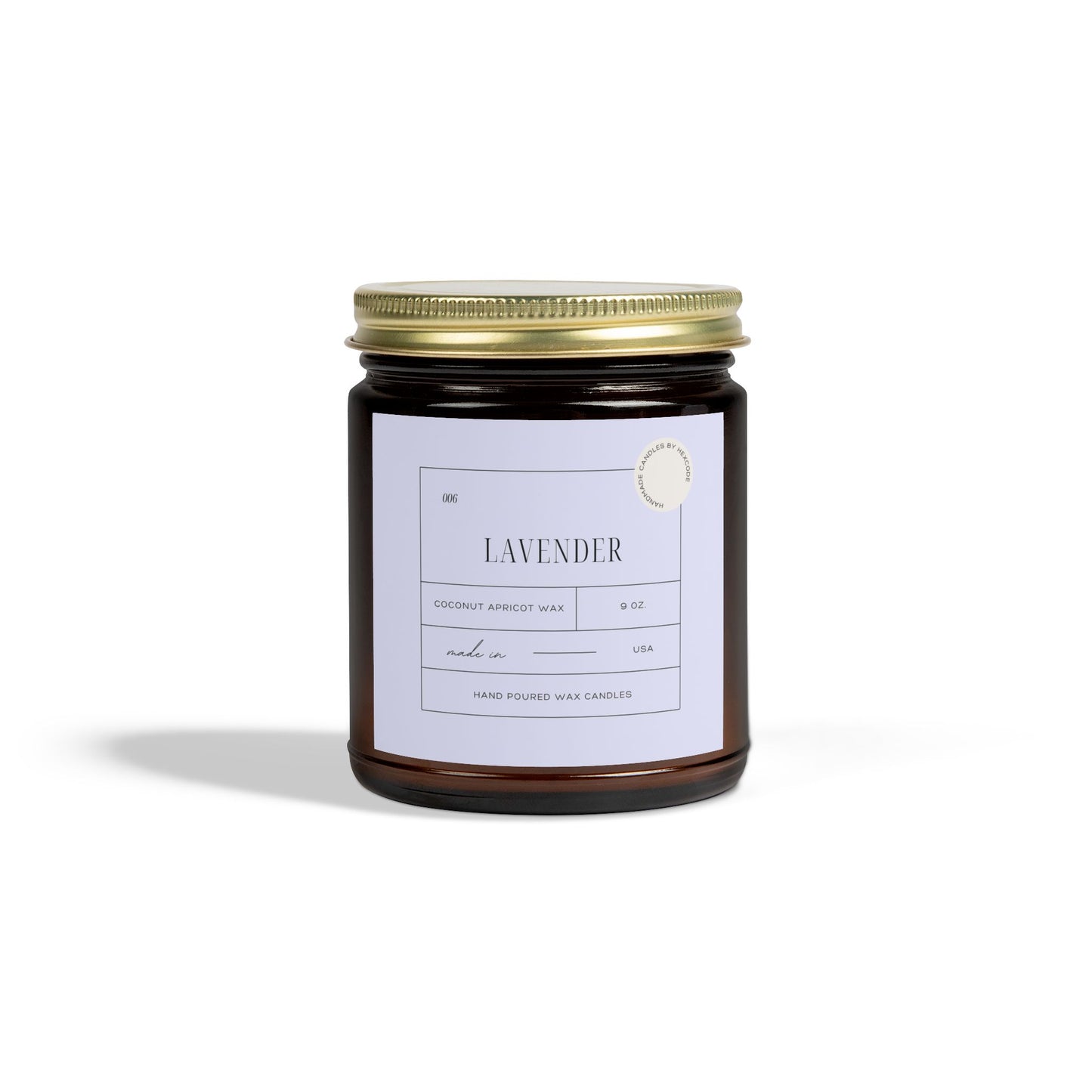 Lavender - Coconut Apricot Scented Candle