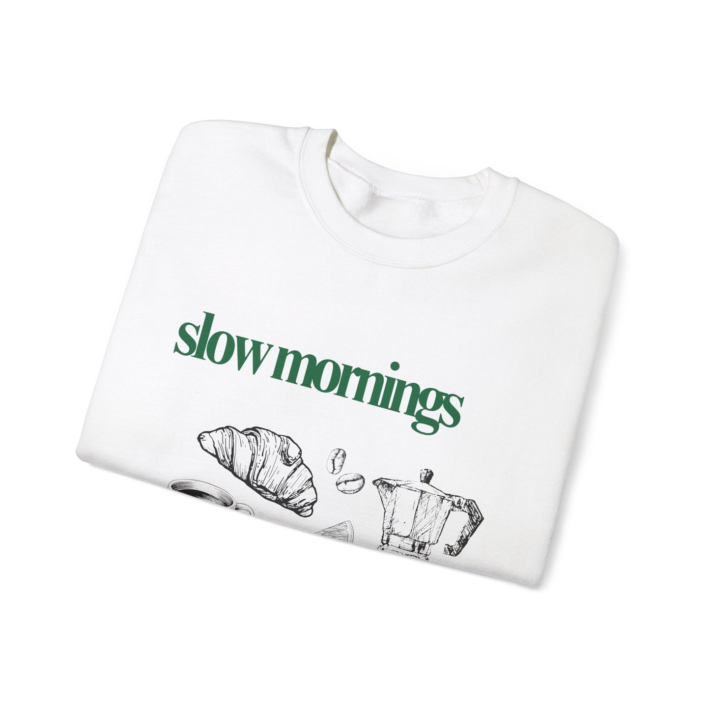 Slow Mornings Breakfast Club Coffee Graphic Sweatshirt
