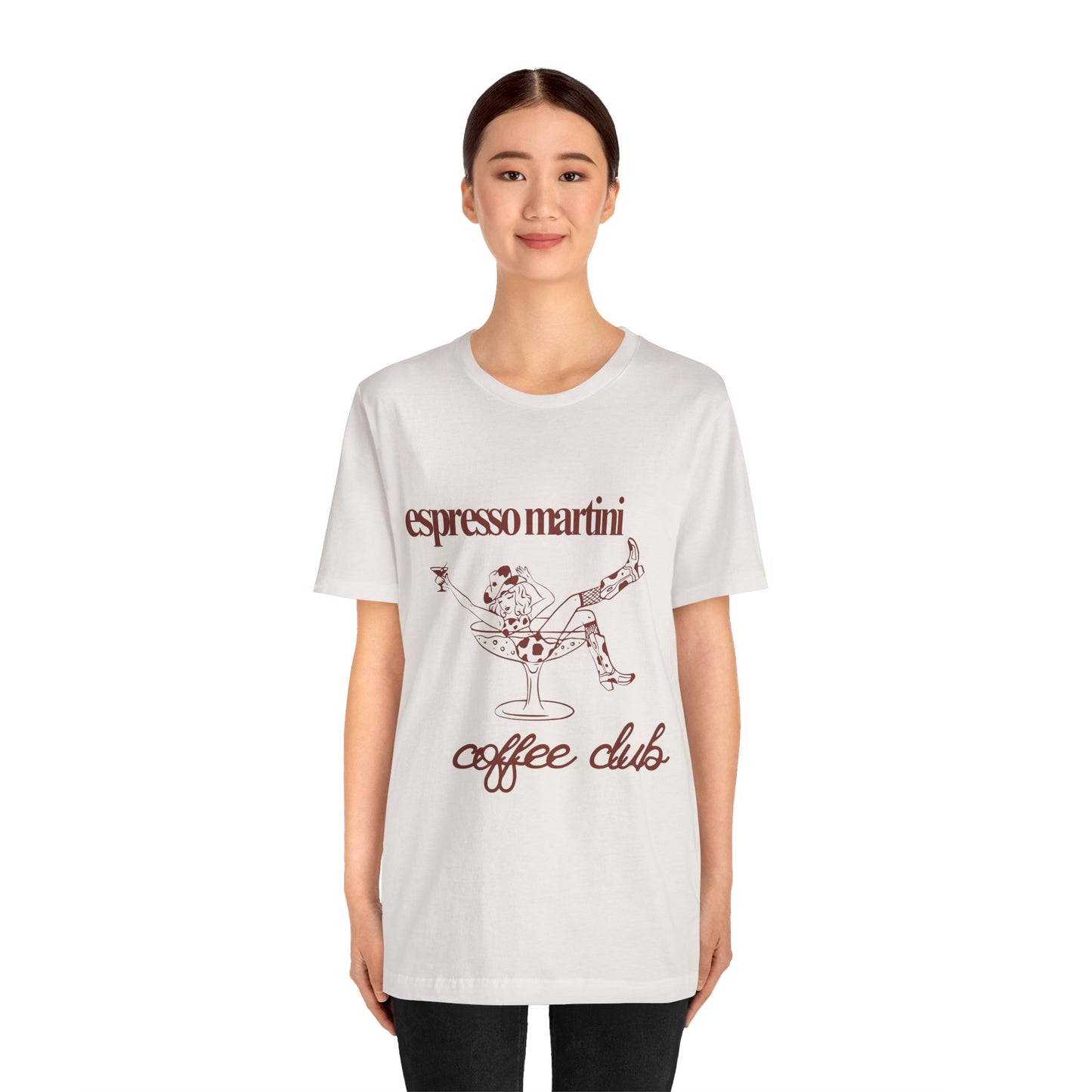 Espresso Martini Coffee Club Graphic Streetwear T-Shirt