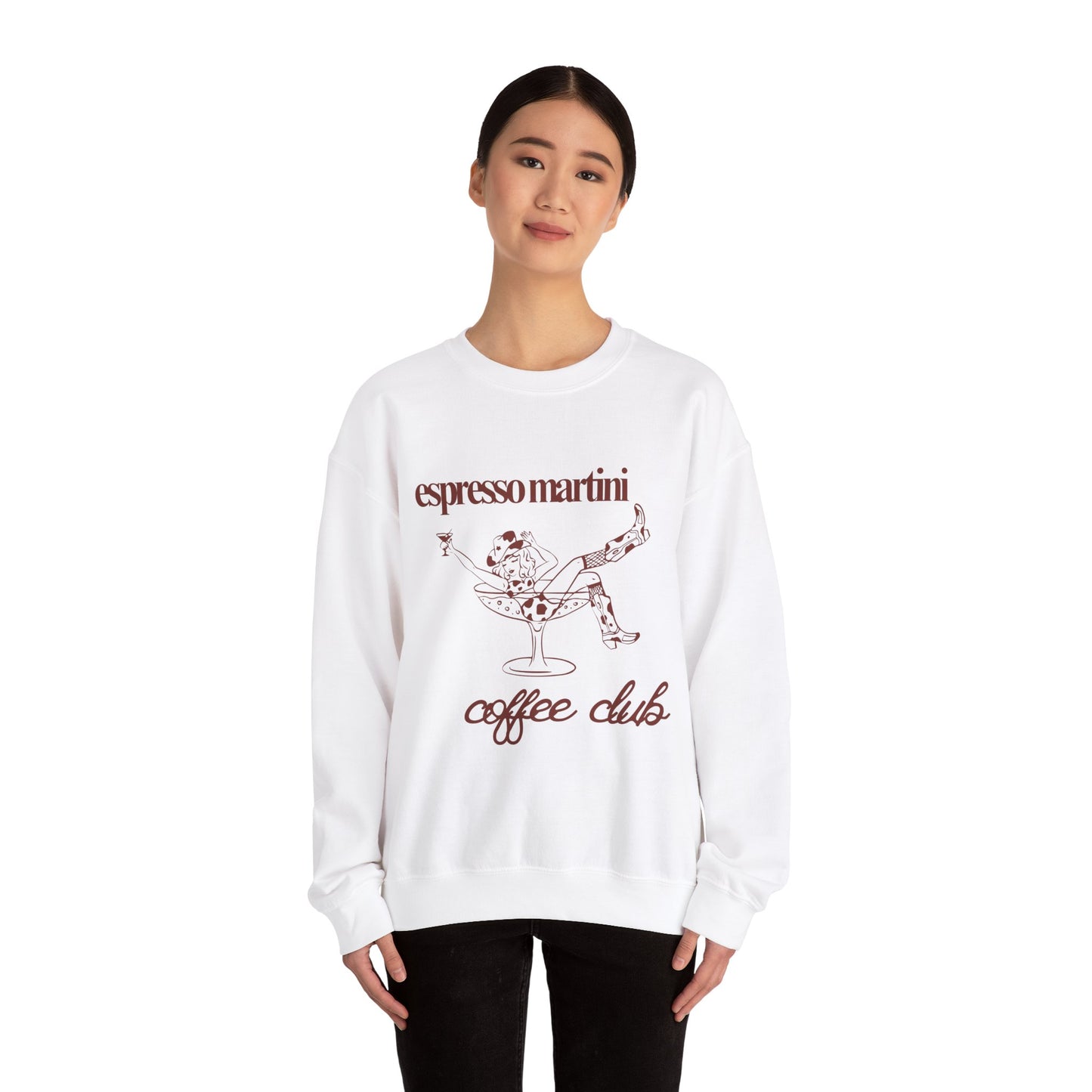 Espresso Martini Coffee Club Graphic Sweatshirt
