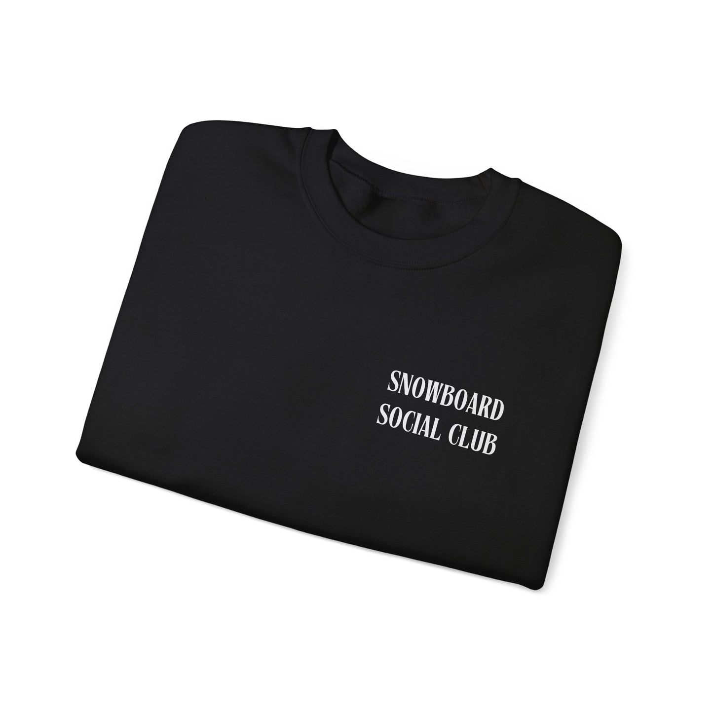 Snowboard Social Club Graphic Snowboard Sweatshirt, Powder to the People Ski Sweatshirt, Unisex Snowboarder Shirt, Snowboarding Gift