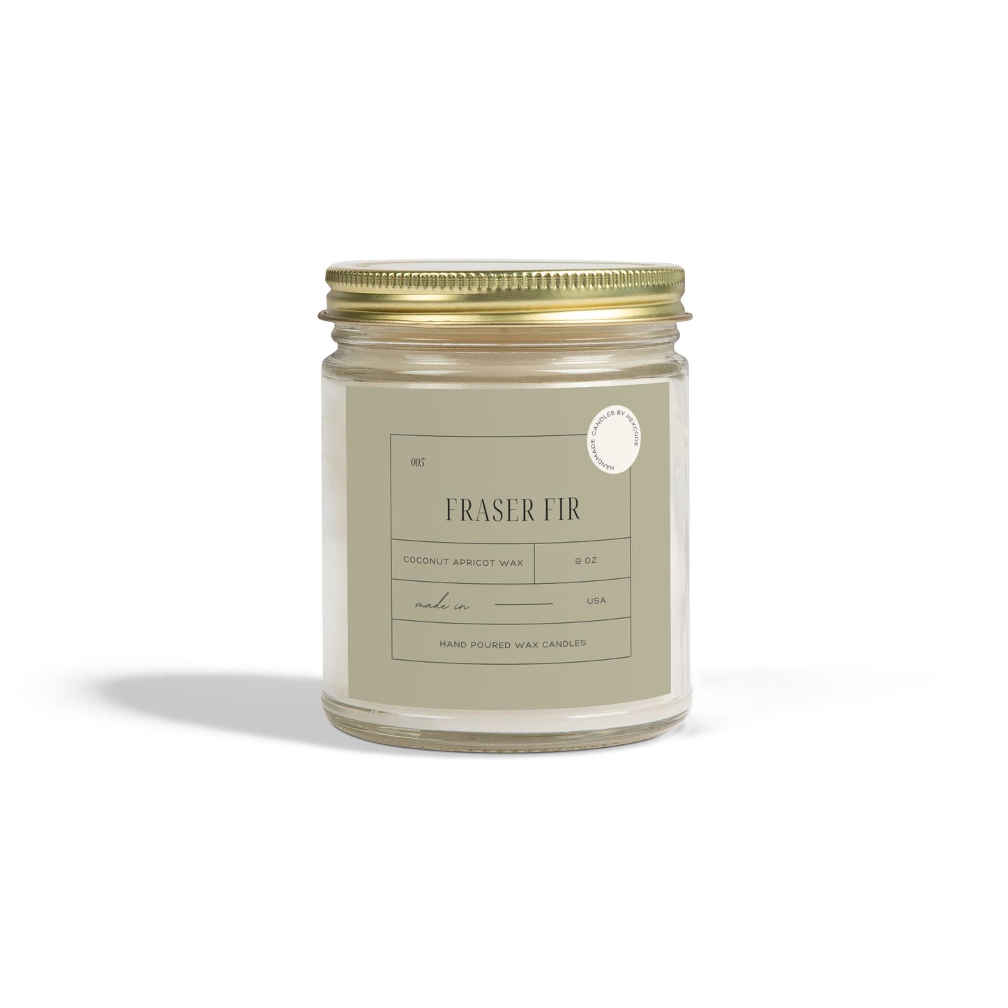 Fraser Fir - Coconut Apricot Scented Candle
