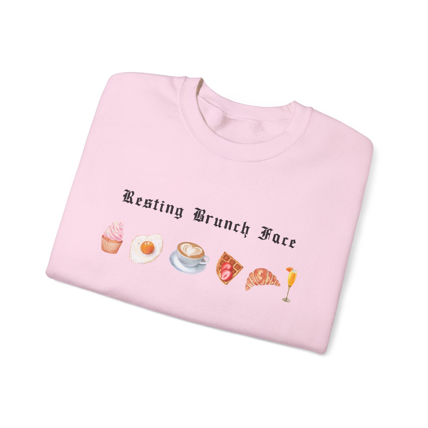Resting Brunch Face Graphic Sweatshirt