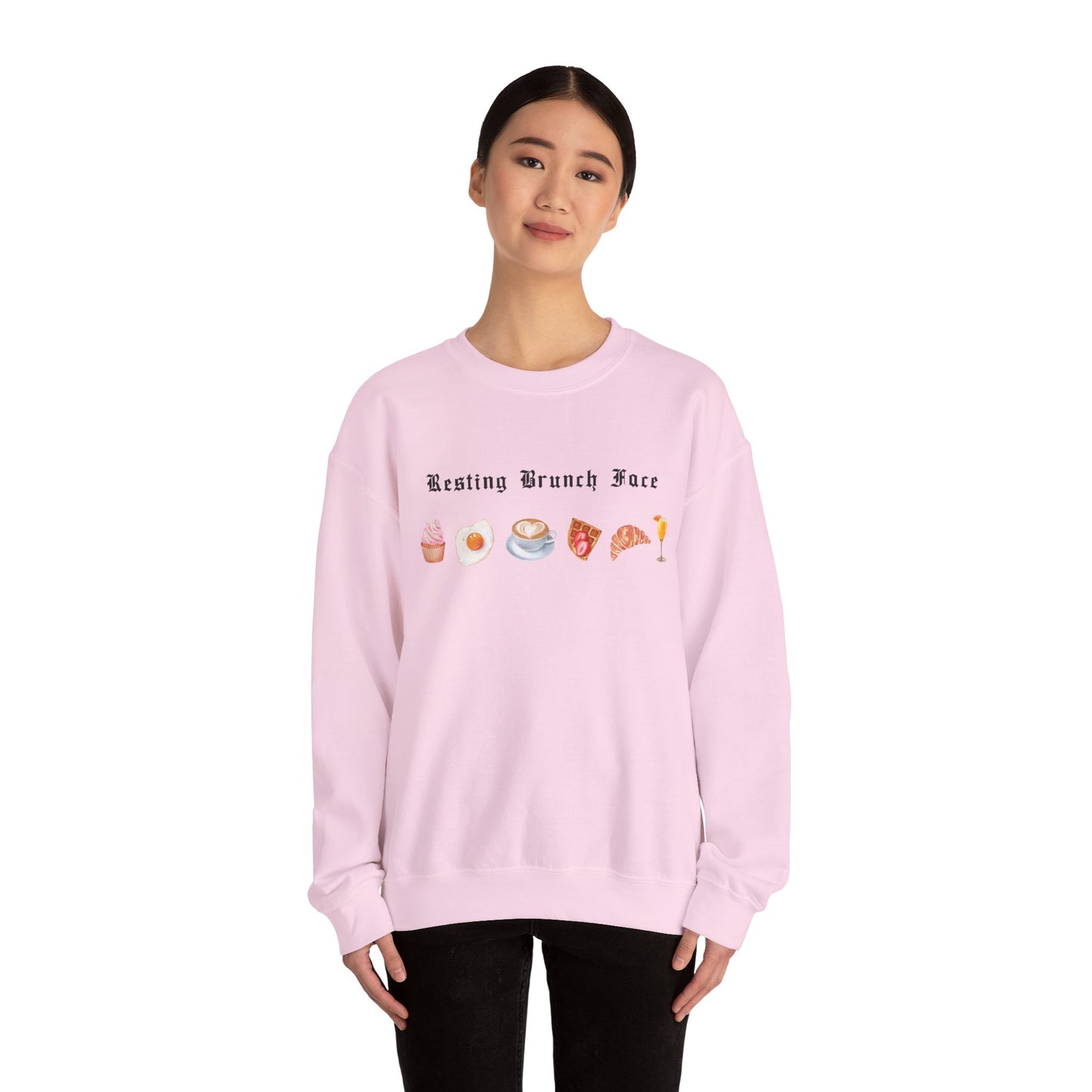 Resting Brunch Face Graphic Sweatshirt