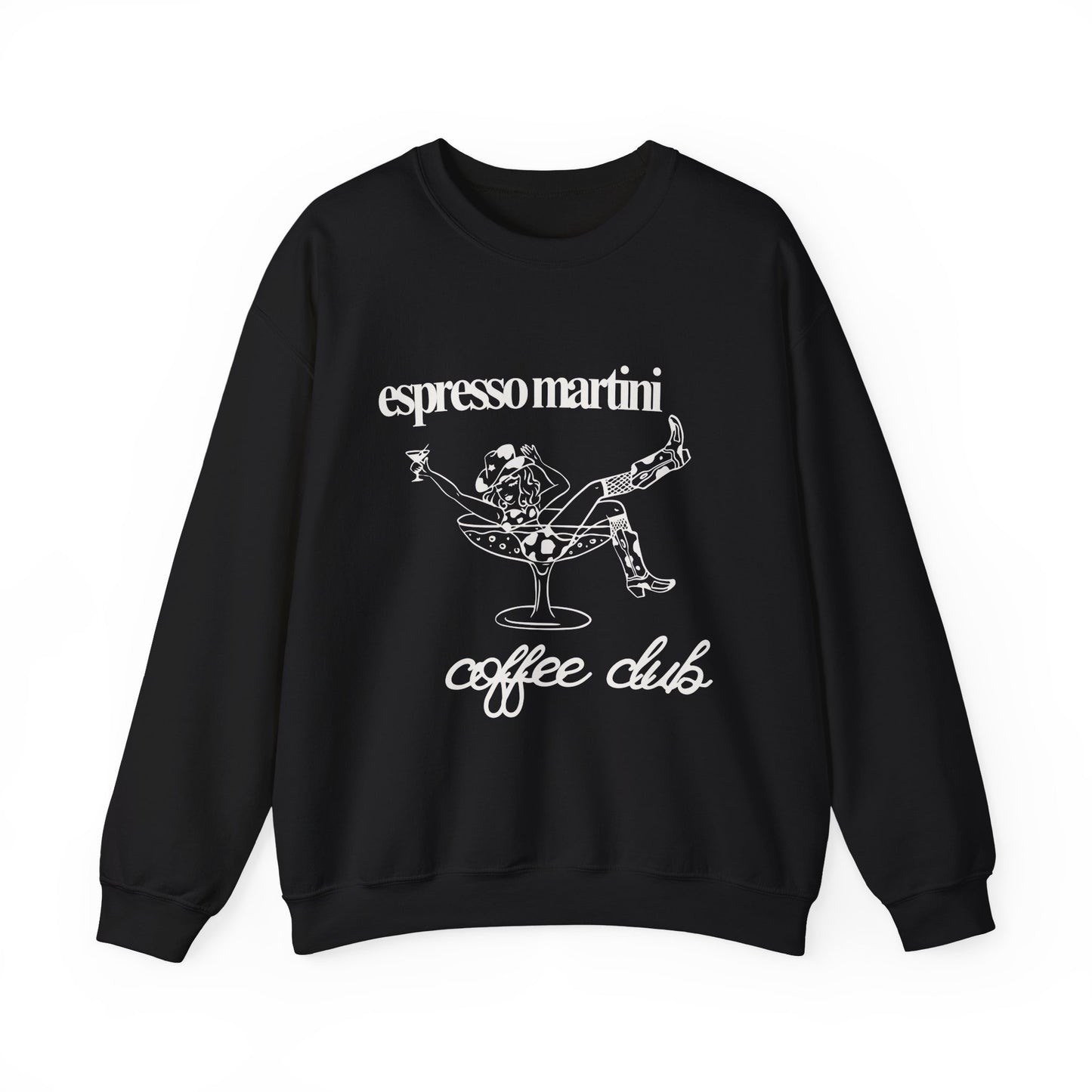 Espresso Martini Coffee Club Graphic Sweatshirt