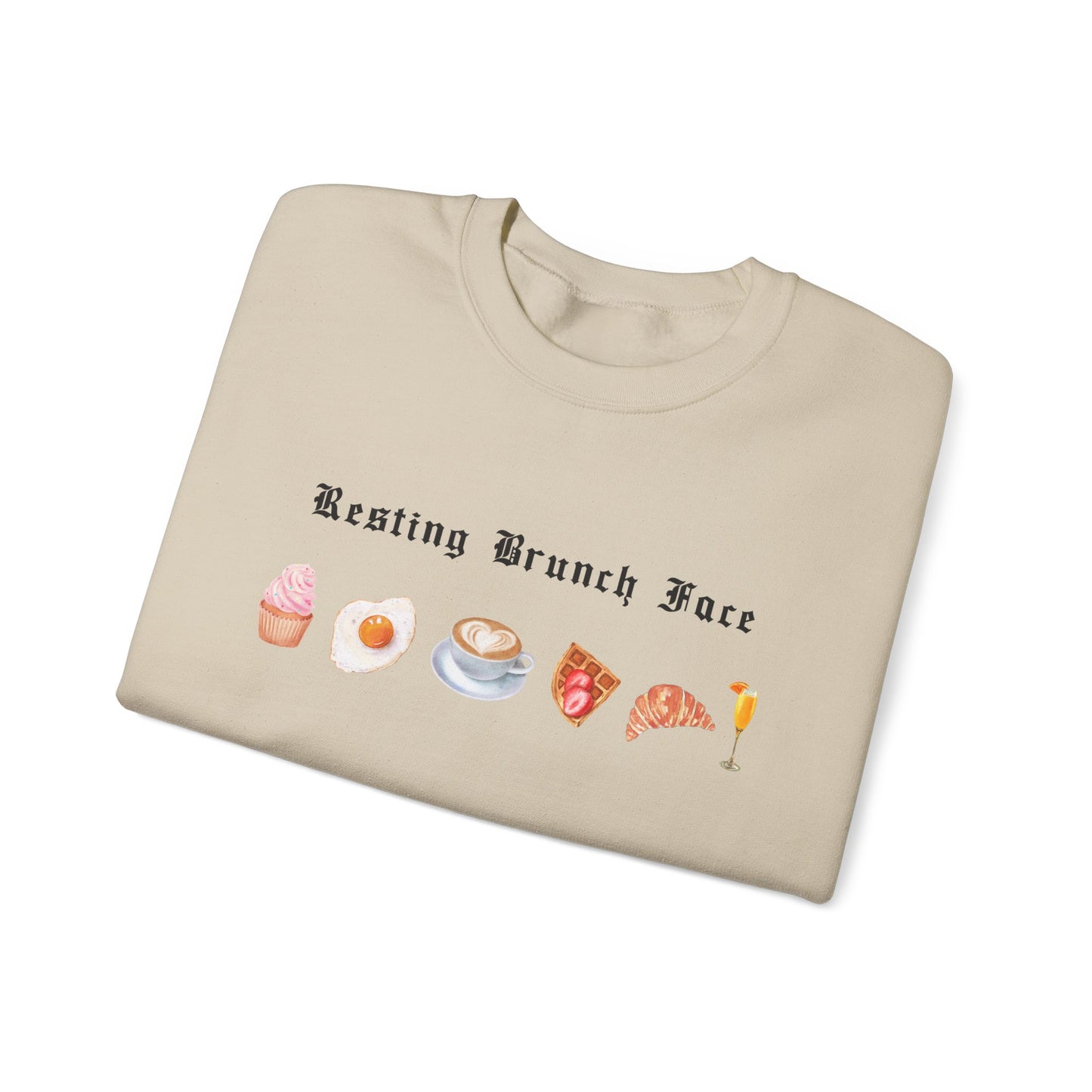 Resting Brunch Face Graphic Sweatshirt