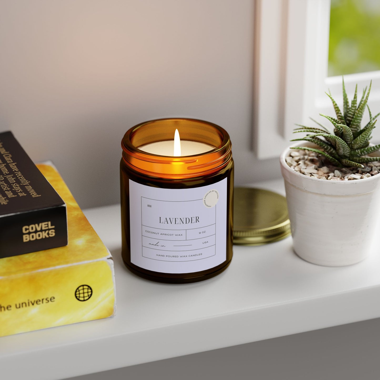 Lavender - Coconut Apricot Scented Candle