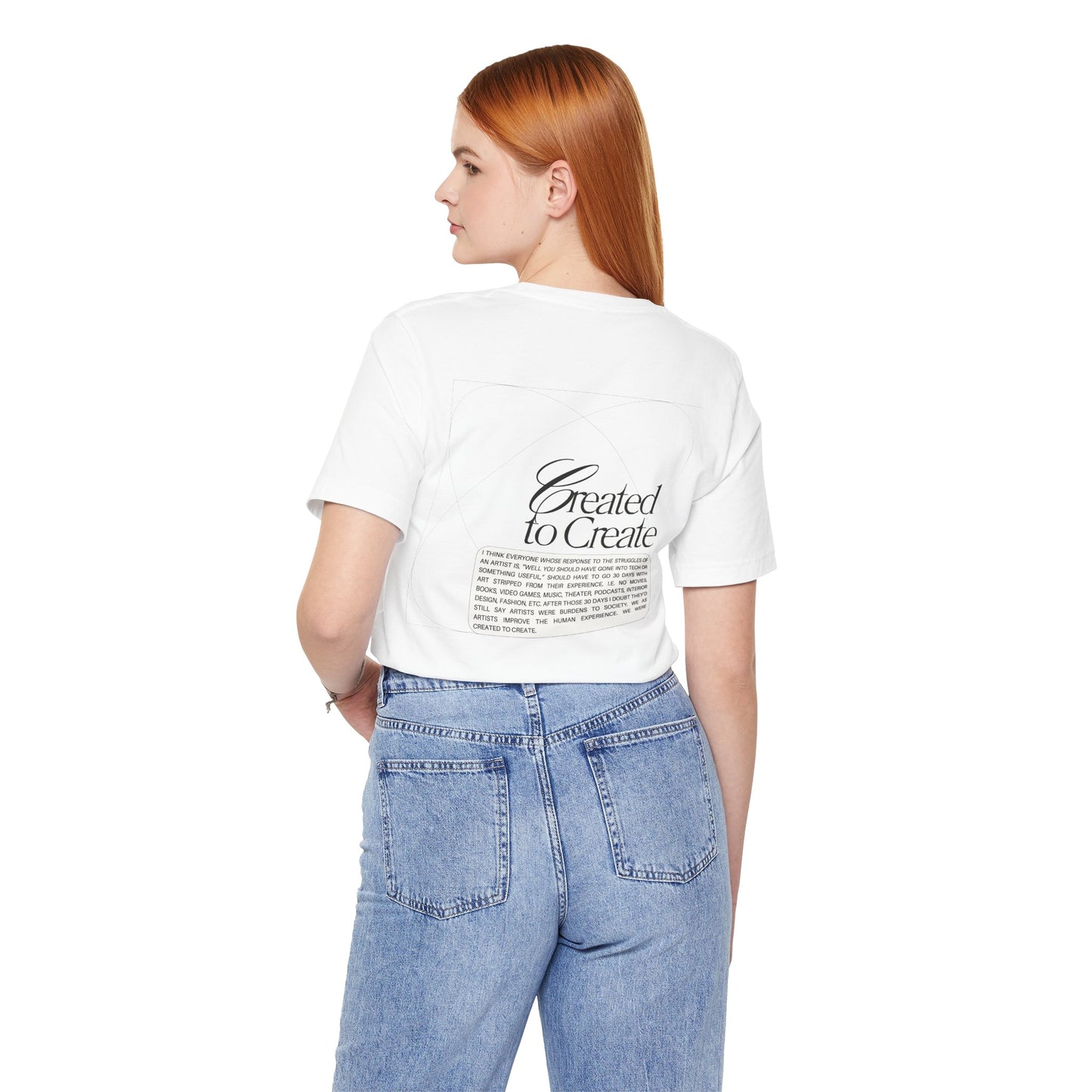 Created to Create Streetwear T-Shirt