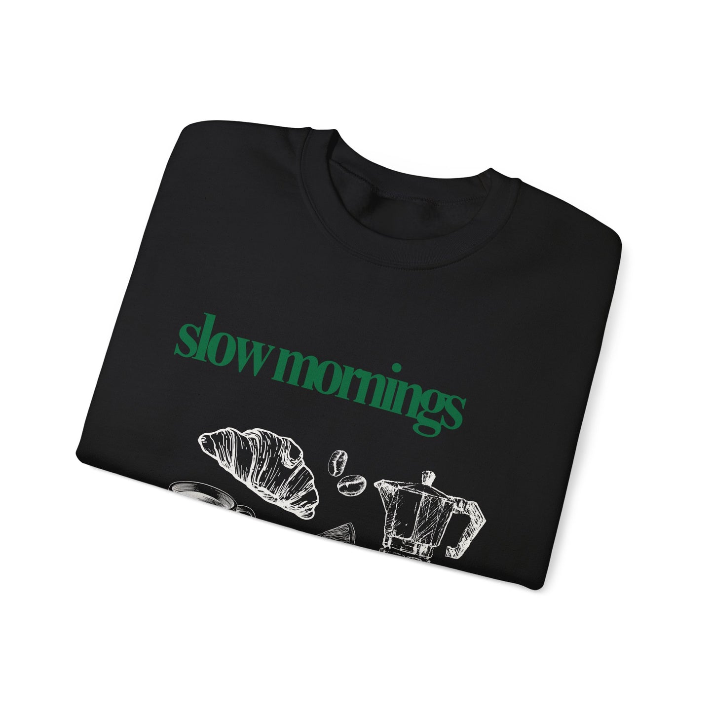 Slow Mornings Breakfast Club Coffee Graphic Sweatshirt