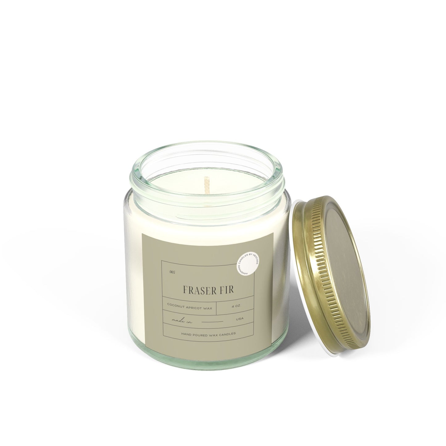 Fraser Fir - Coconut Apricot Scented Candle