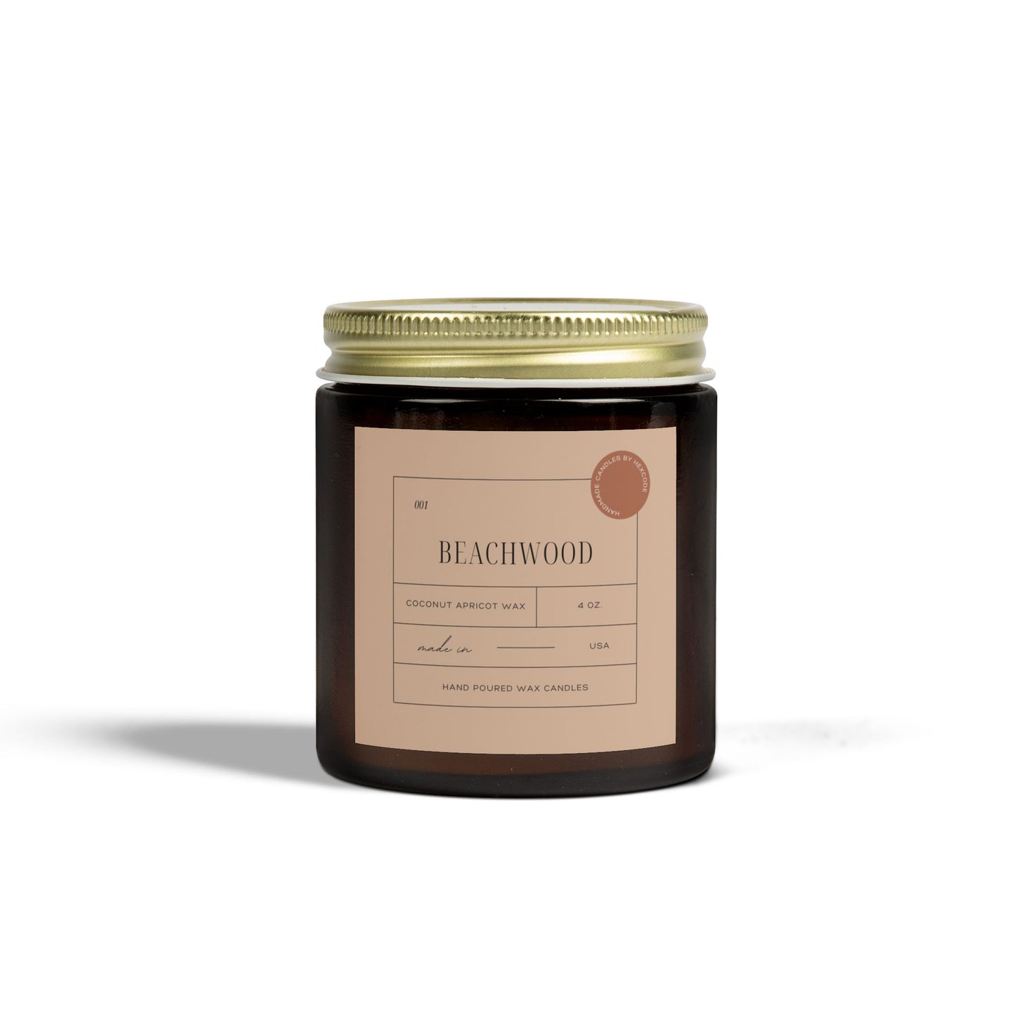 Beachwood - Coconut Apricot Scented Candle