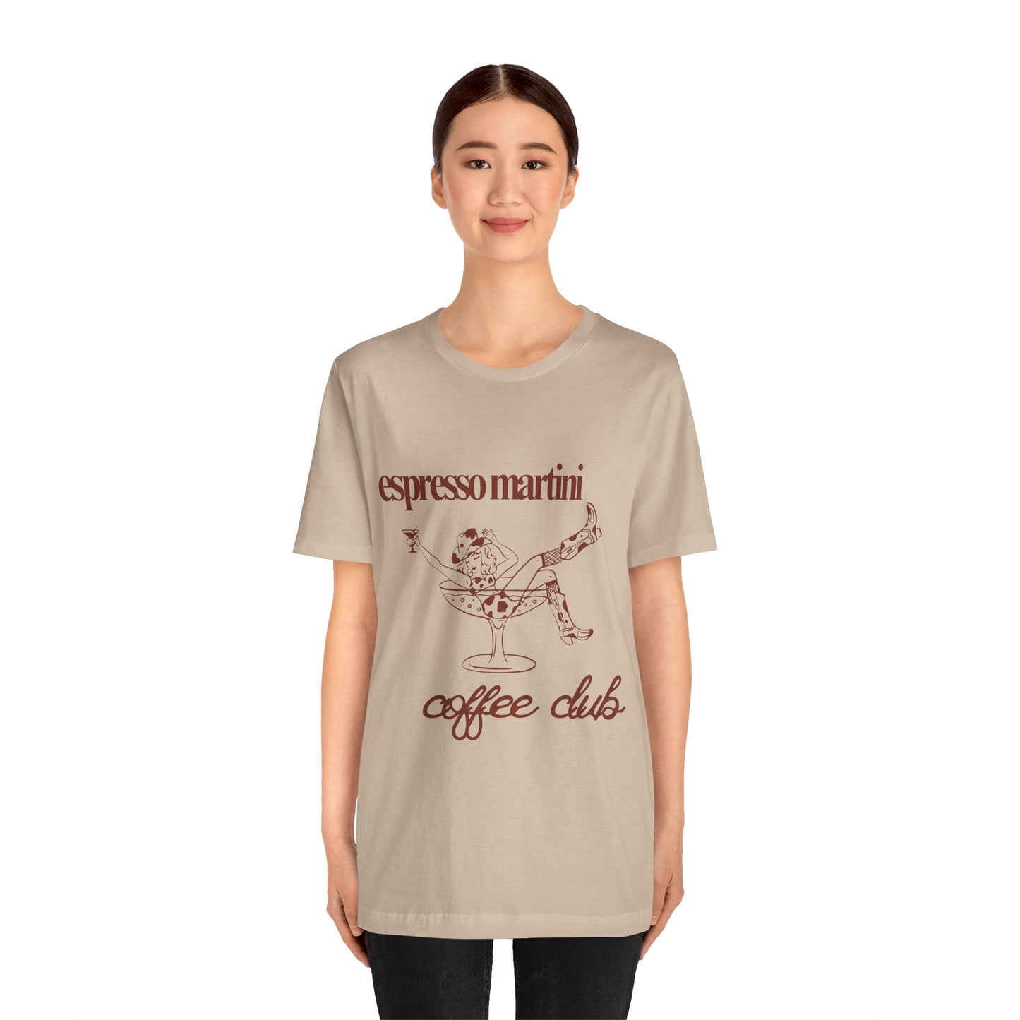 Espresso Martini Coffee Club Graphic Streetwear T-Shirt