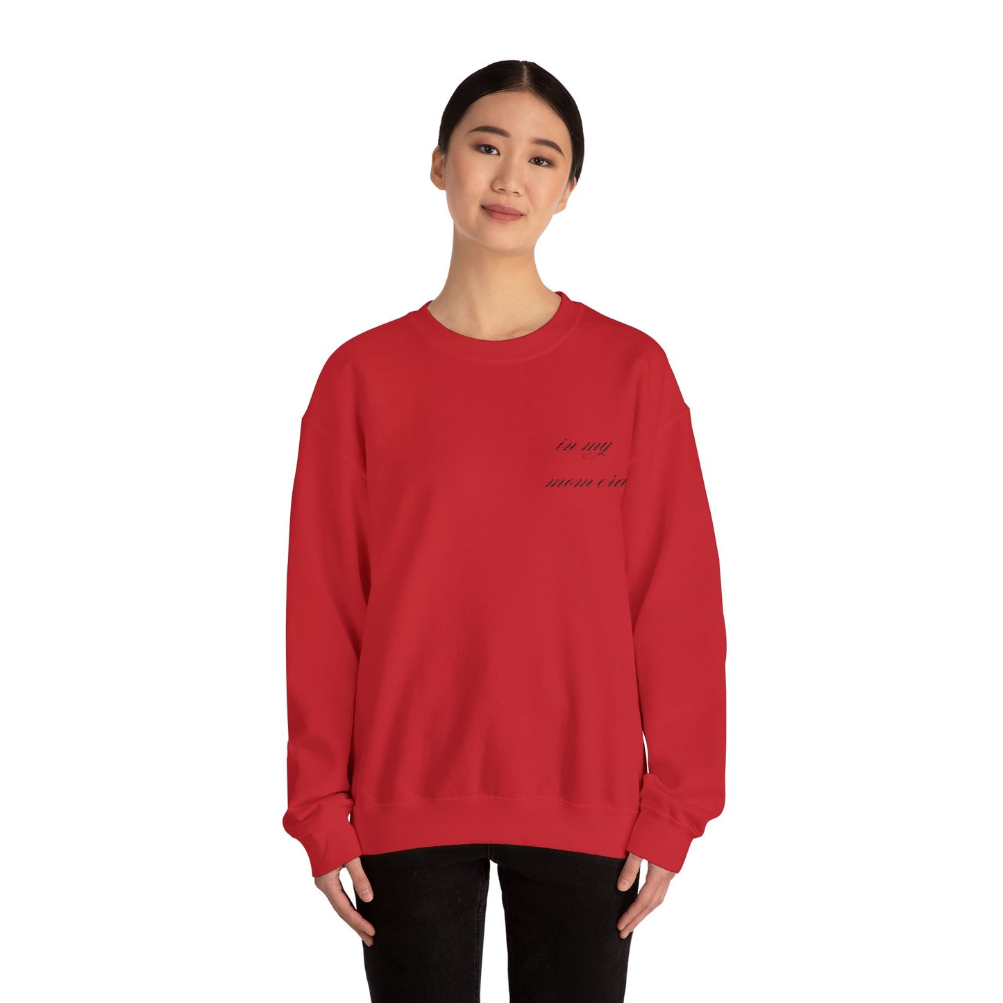 In My Mom Era Embroidered Crewneck Sweatshirt