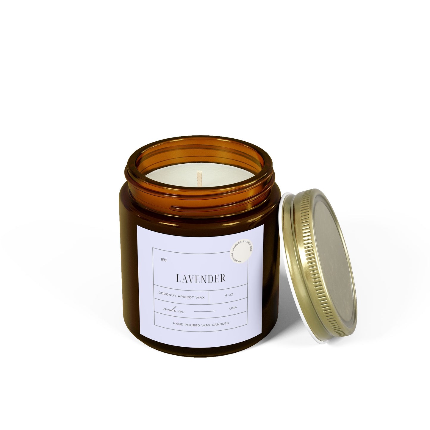 Lavender - Coconut Apricot Scented Candle