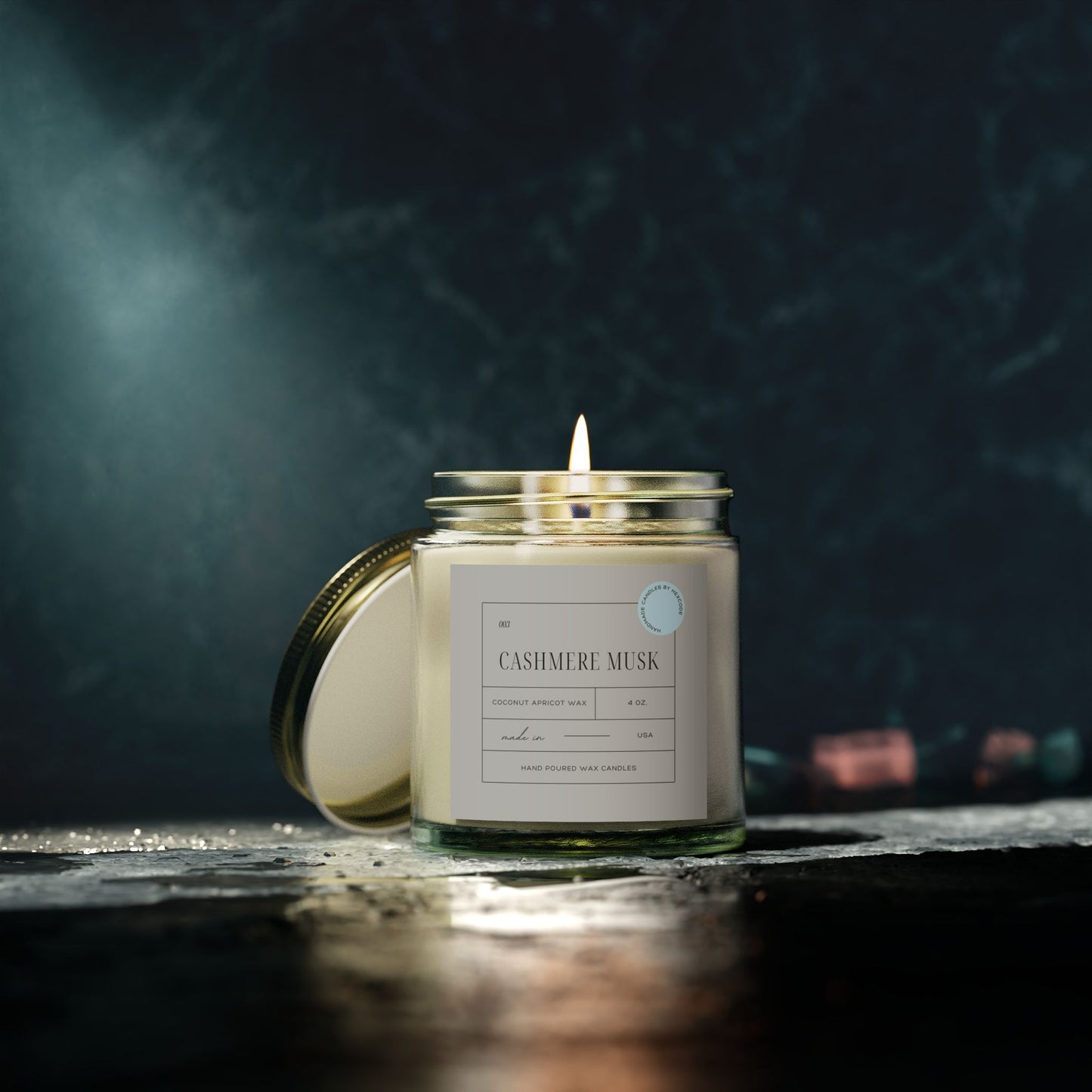 Cashmere Musk - Coconut Apricot Scented Candle