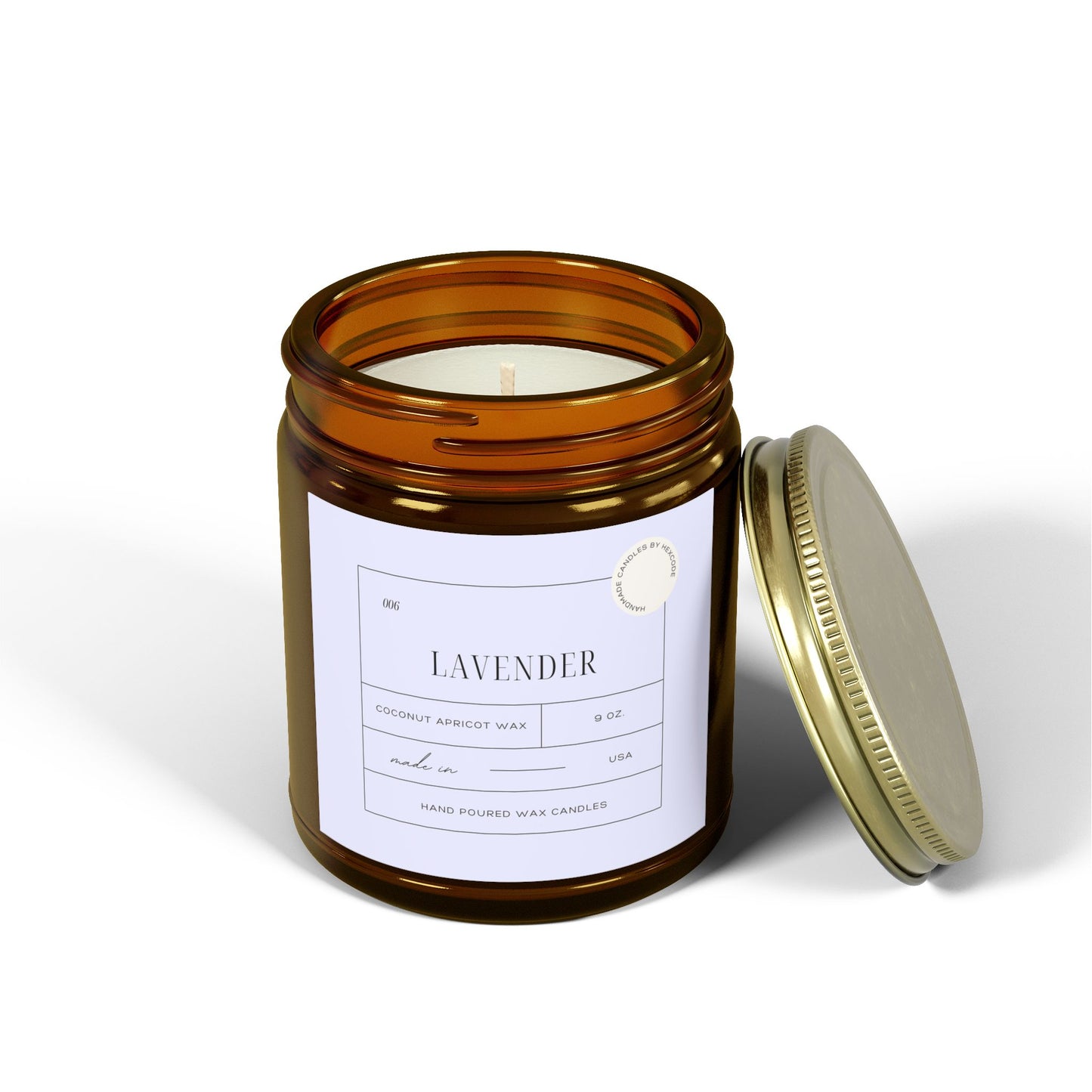Lavender - Coconut Apricot Scented Candle