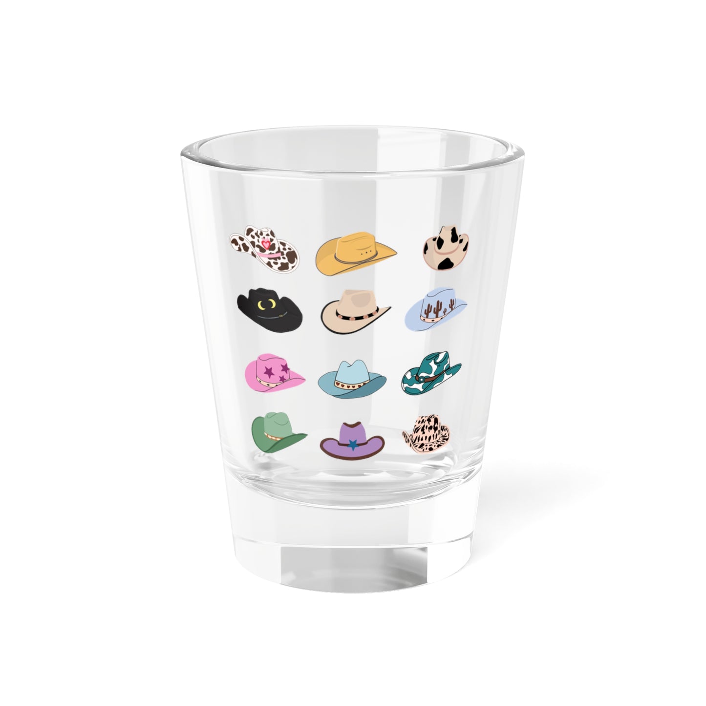 Cowgirl Hats Shot Glass