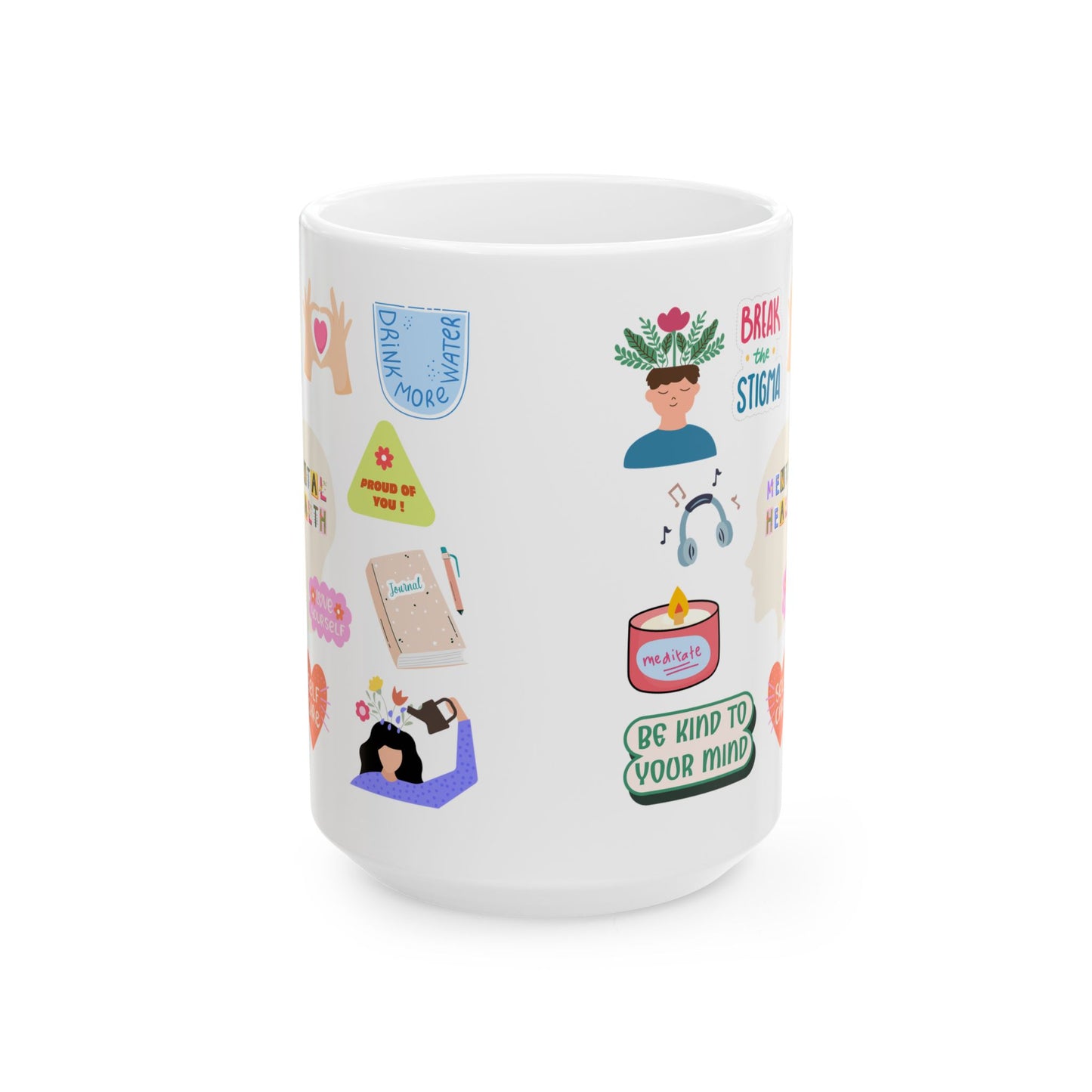 Mental Health Matters Cute Ceramic Coffee Cup Mug
