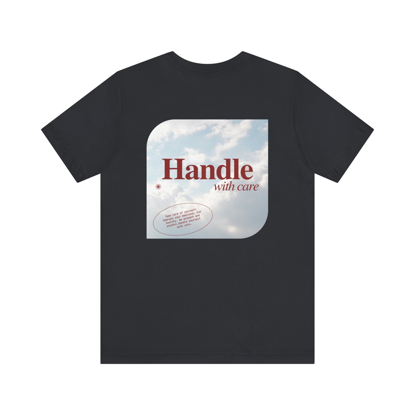 Handle with Care Streetwear T-Shirt - Dark Grey