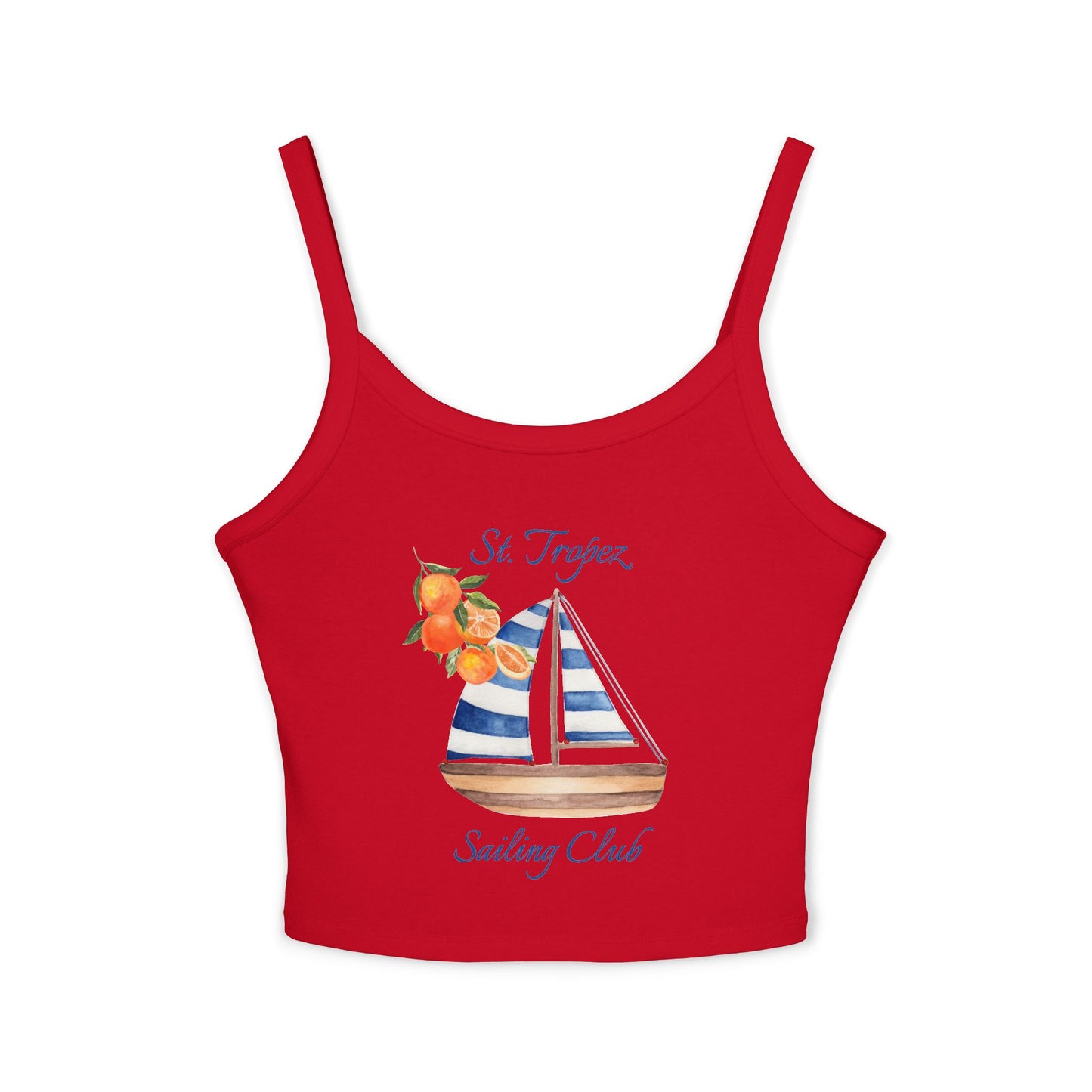 St. Tropez France Spaghetti Strap Tank Top