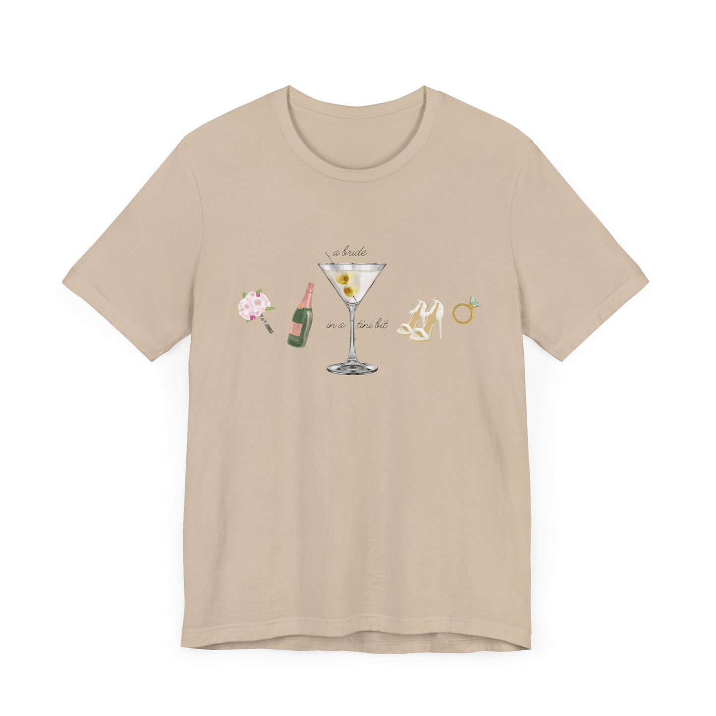 A Bride in a Tini Bit T-Shirt