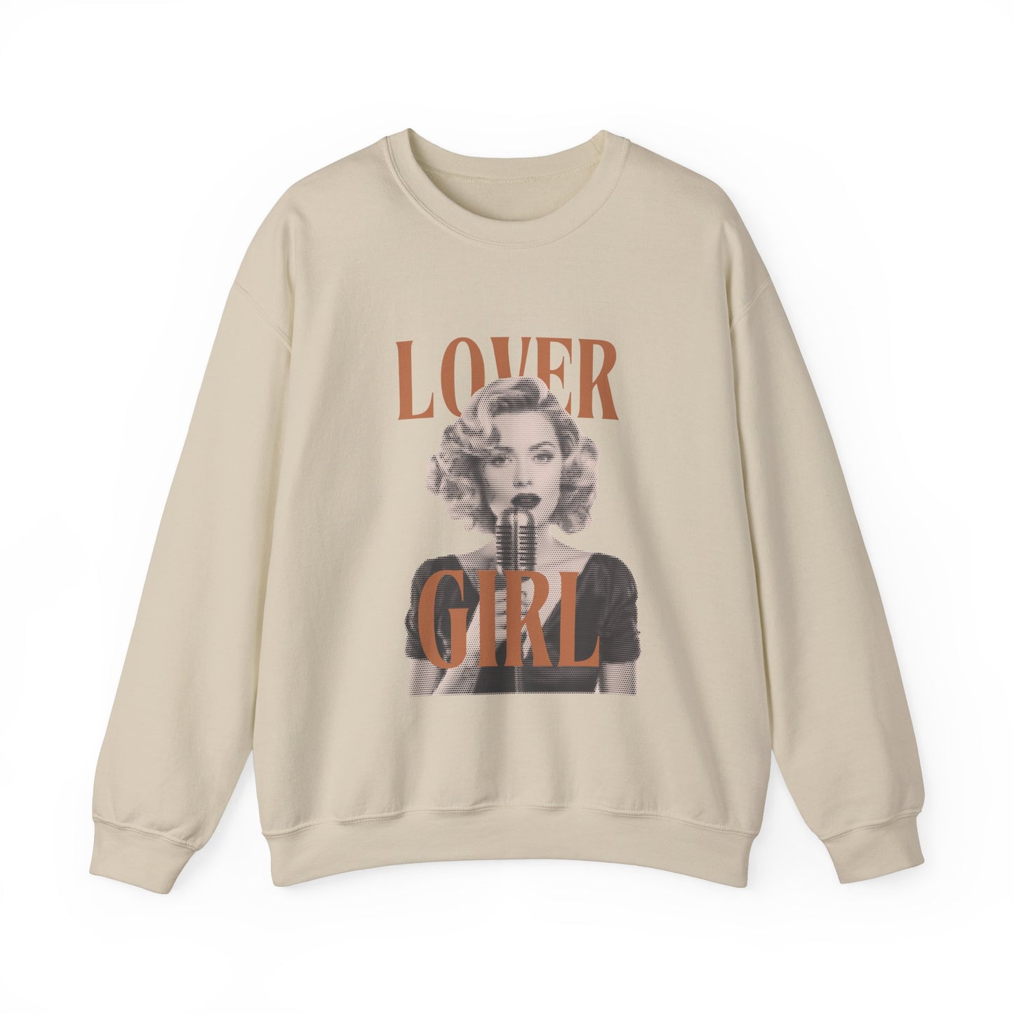Lovergirl Vintage Aesthetic Valentine's Day Graphic Sweatshirt