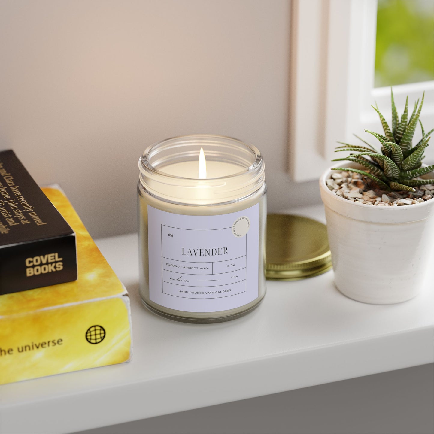Lavender - Coconut Apricot Scented Candle