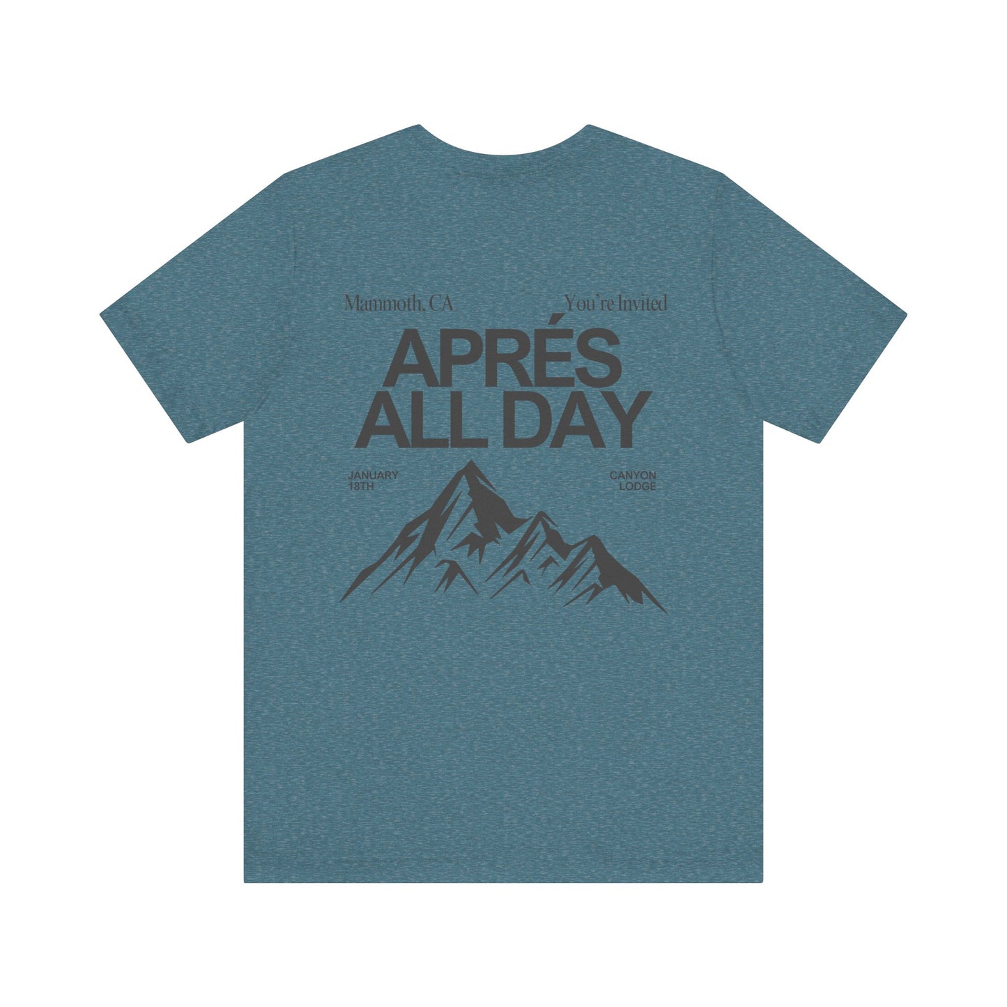 Aprés All Day Snowboard Streetwear T-Shirt