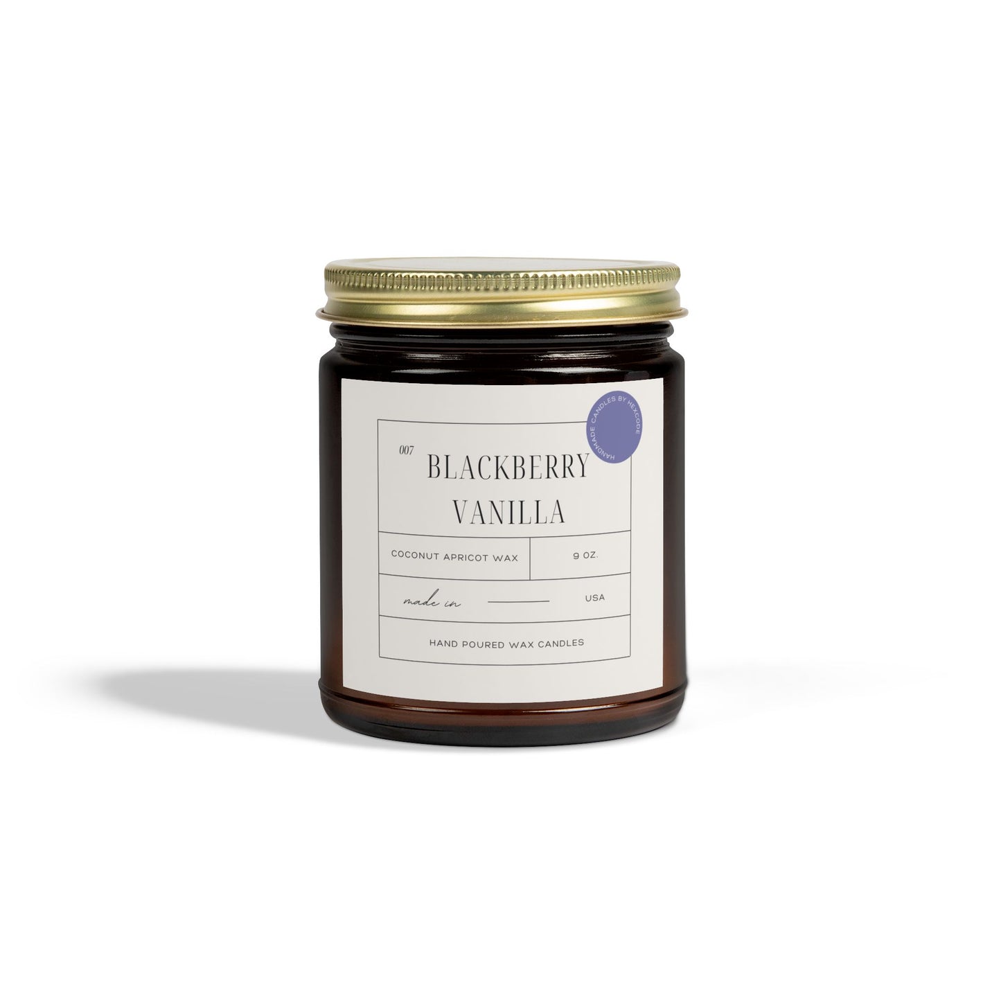 Blackberry Vanilla - Coconut Apricot Scented Candle