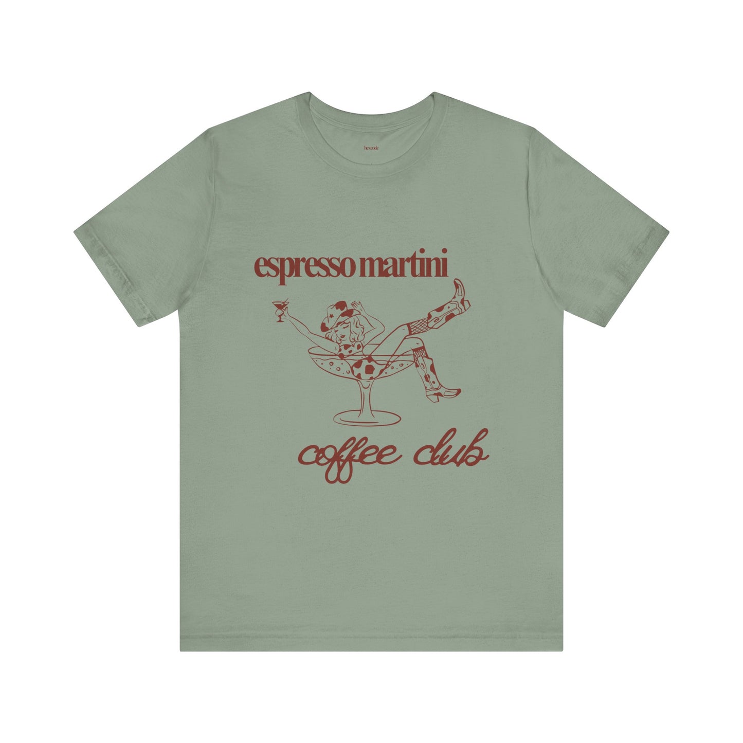 Espresso Martini Coffee Club Graphic Streetwear T-Shirt