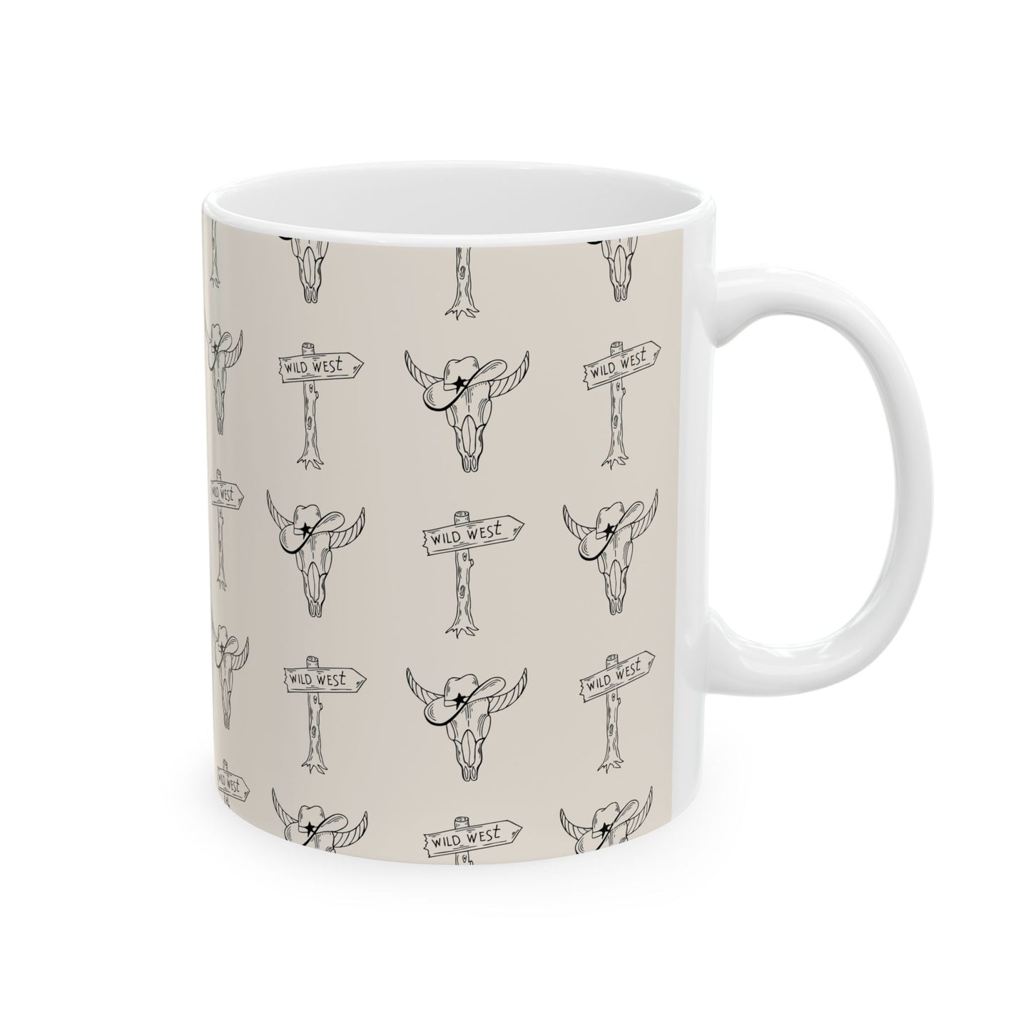 Wild West Ceramic Coffee Cup Mug