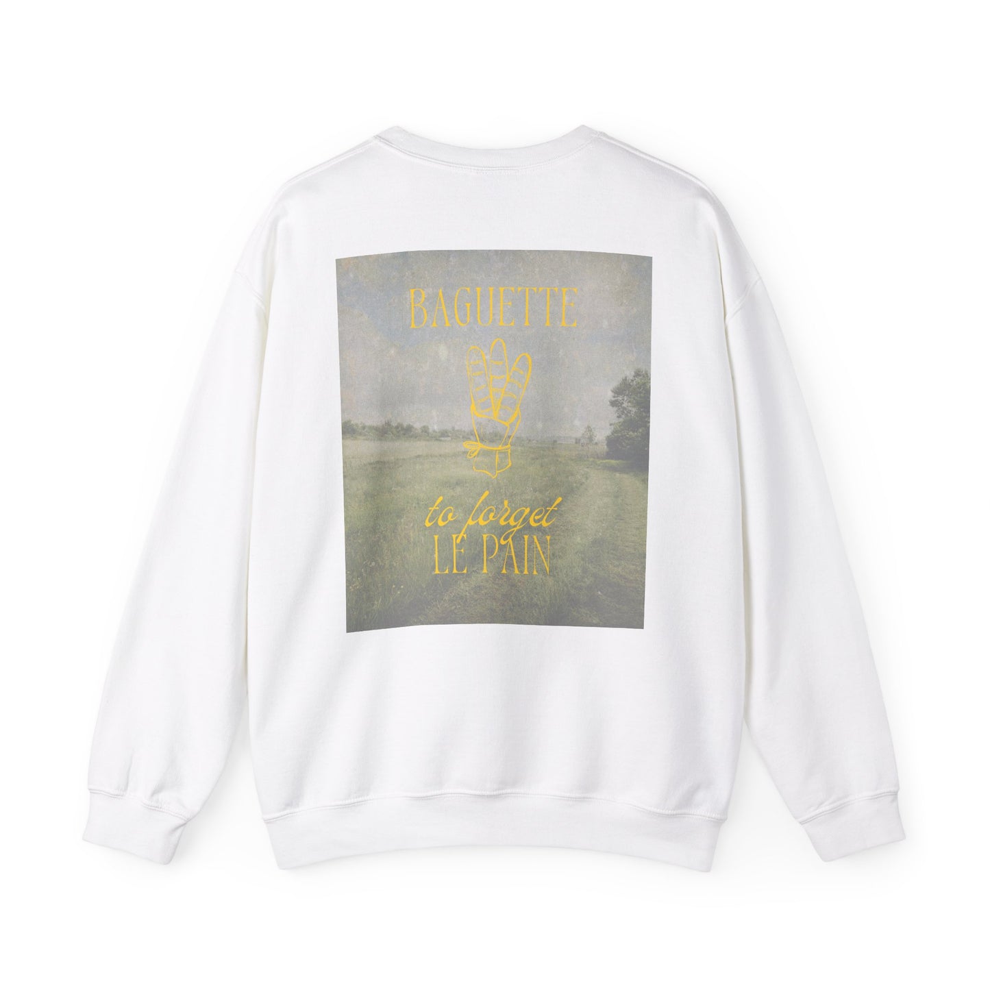 Baguette to Forget Le Pain Graphic Sweatshirt