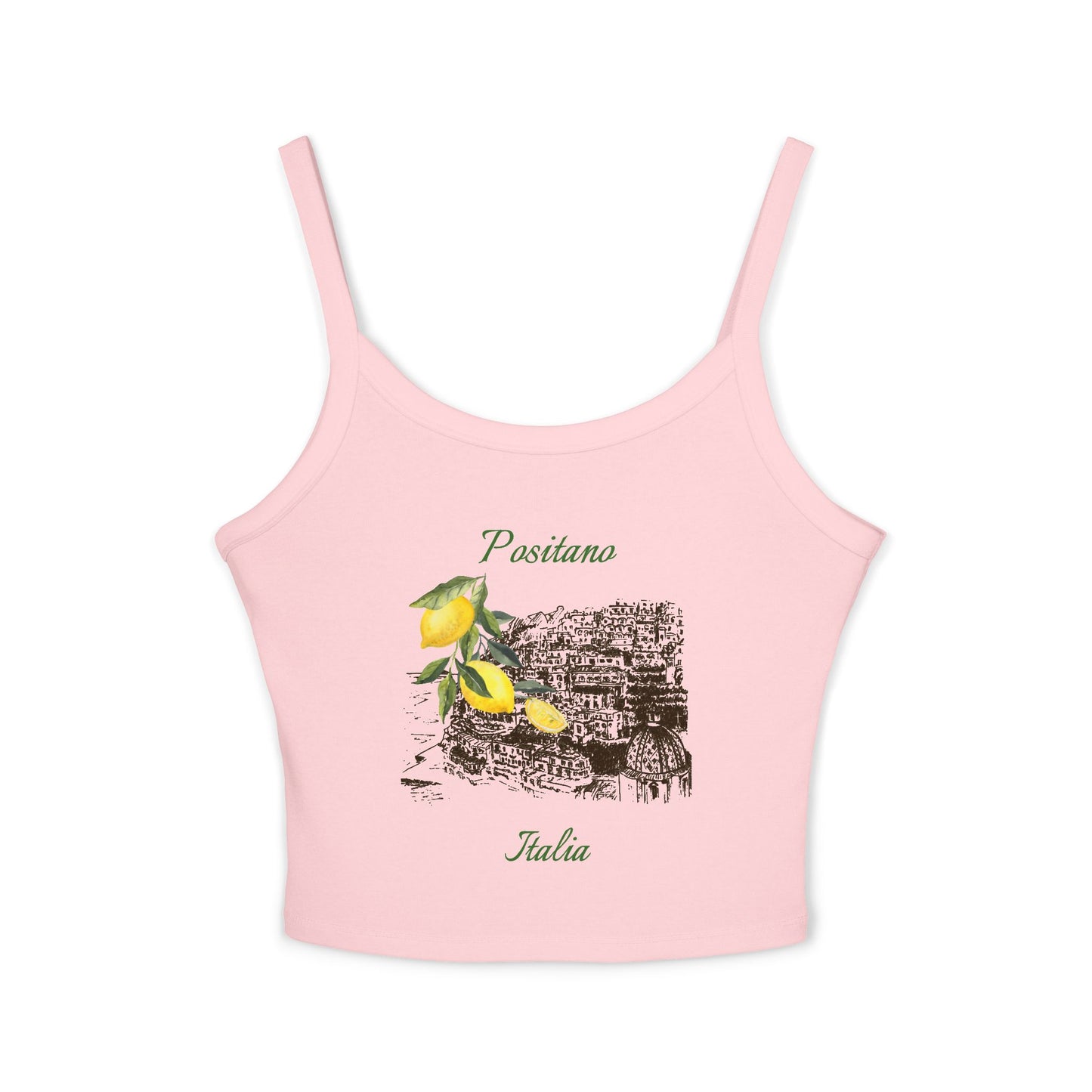 Positano Italy Spaghetti Strap Tank Top