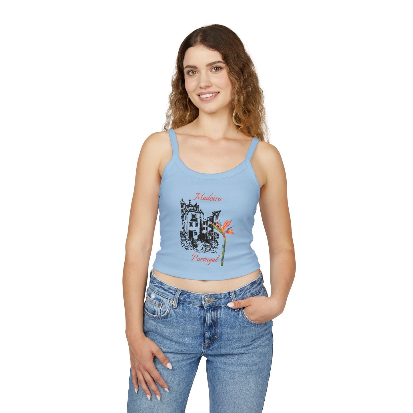 Madeira Portugal Spaghetti Strap Tank Top