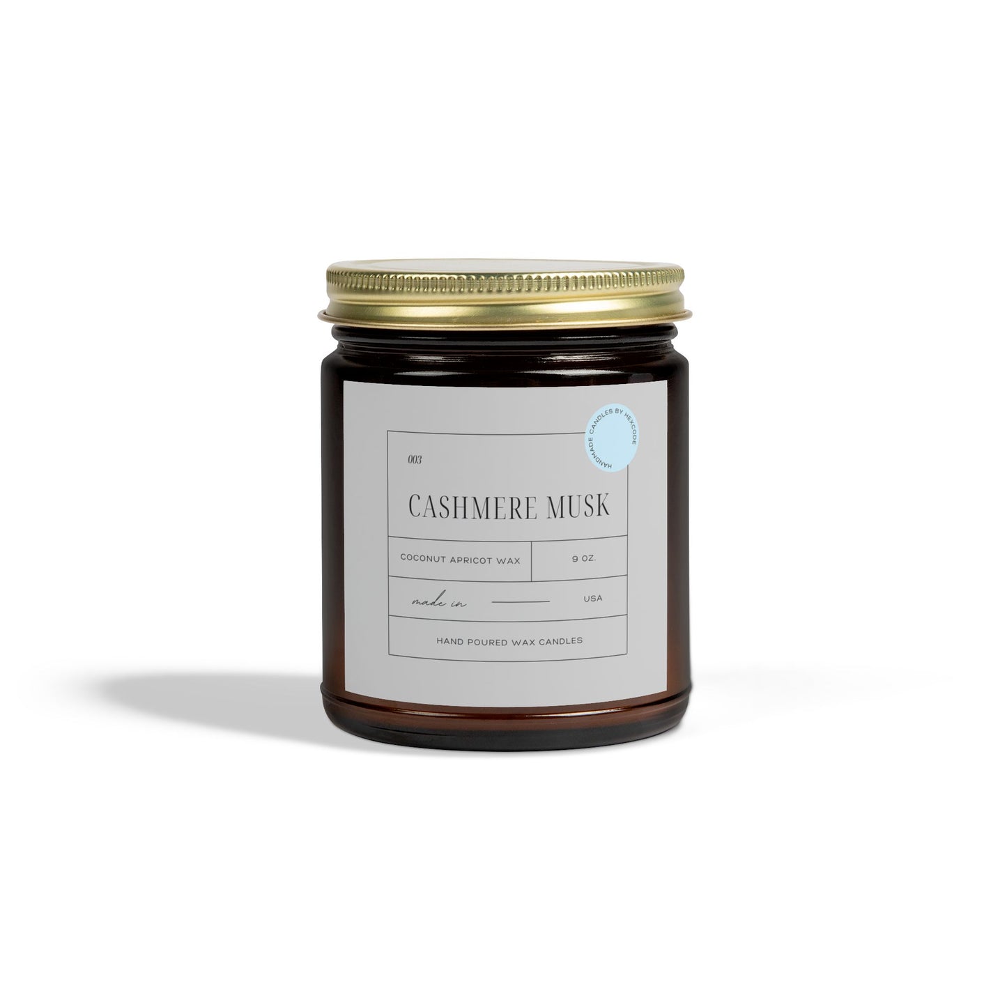 Cashmere Musk - Coconut Apricot Scented Candle