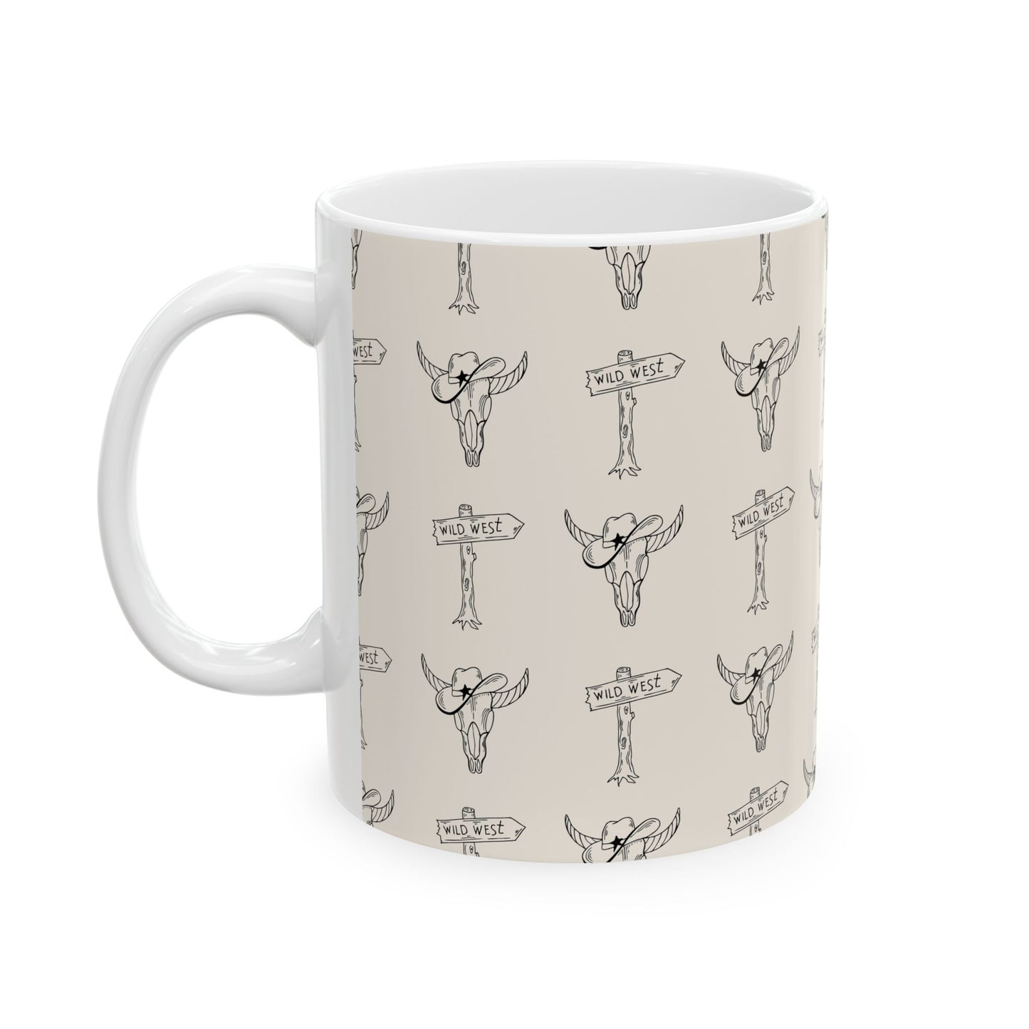 Wild West Ceramic Coffee Cup Mug