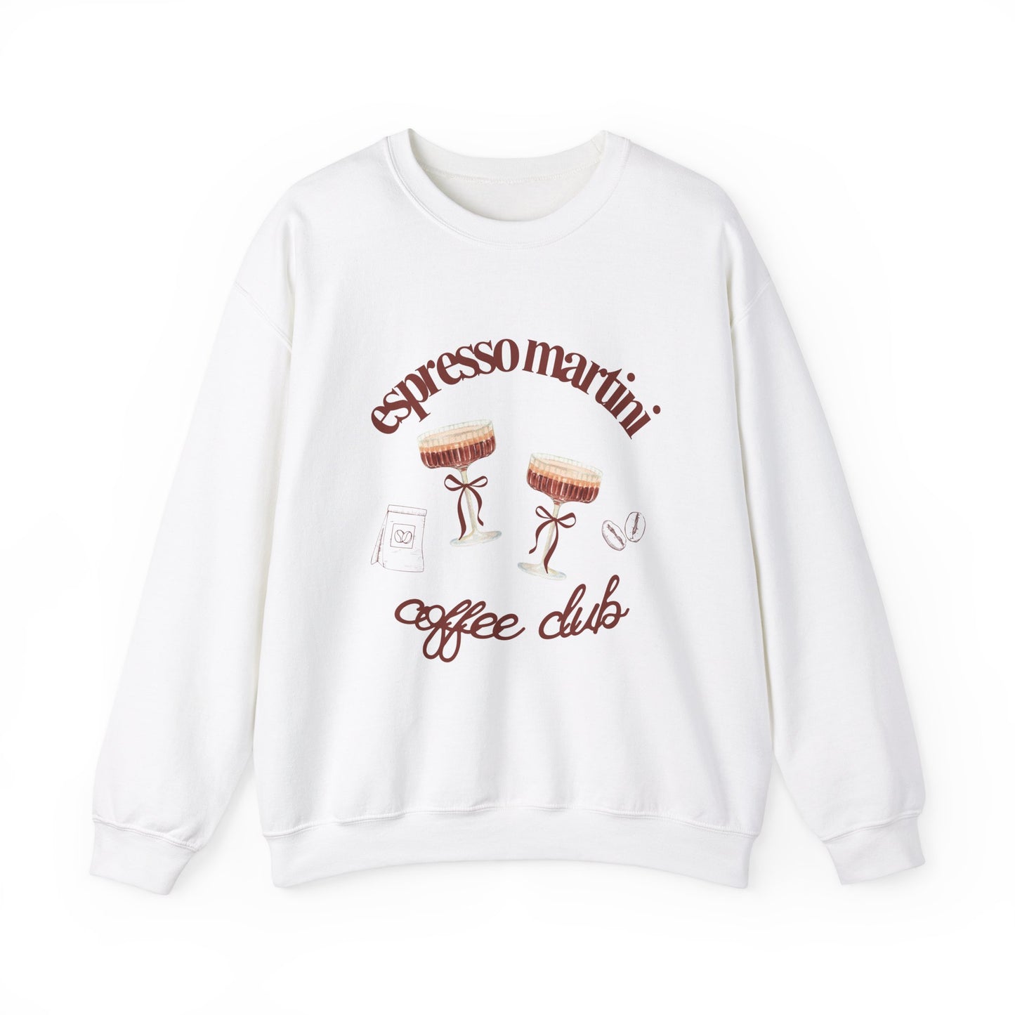 Espresso Martini Coffee Club Two Tinis Graphic Sweatshirt