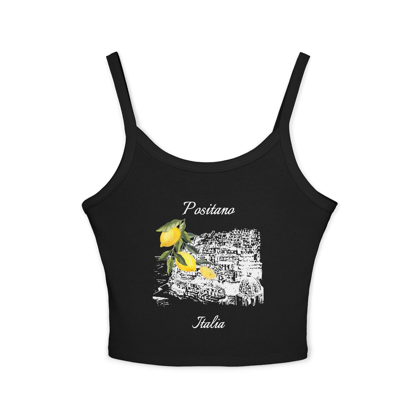 Positano Italy Spaghetti Strap Tank Top