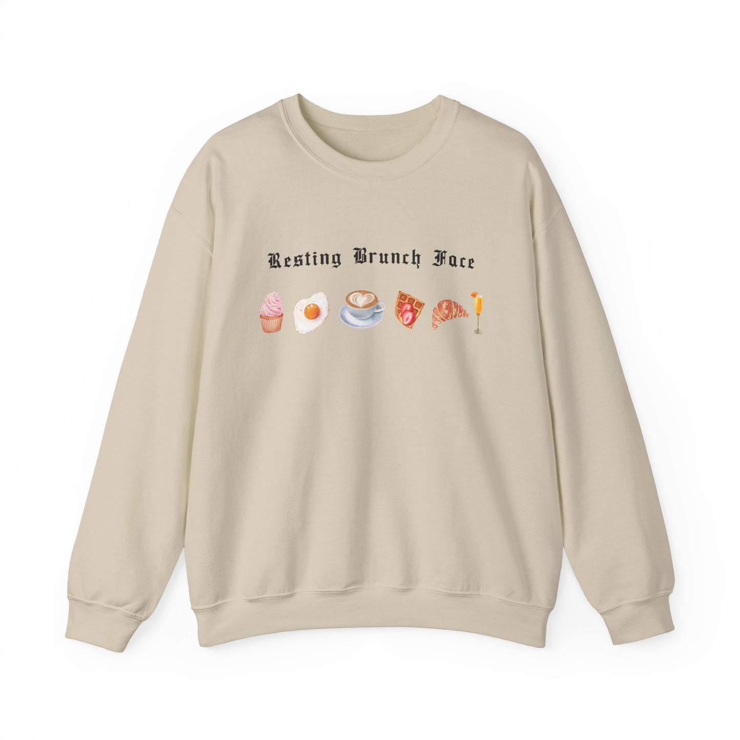 Resting Brunch Face Graphic Sweatshirt
