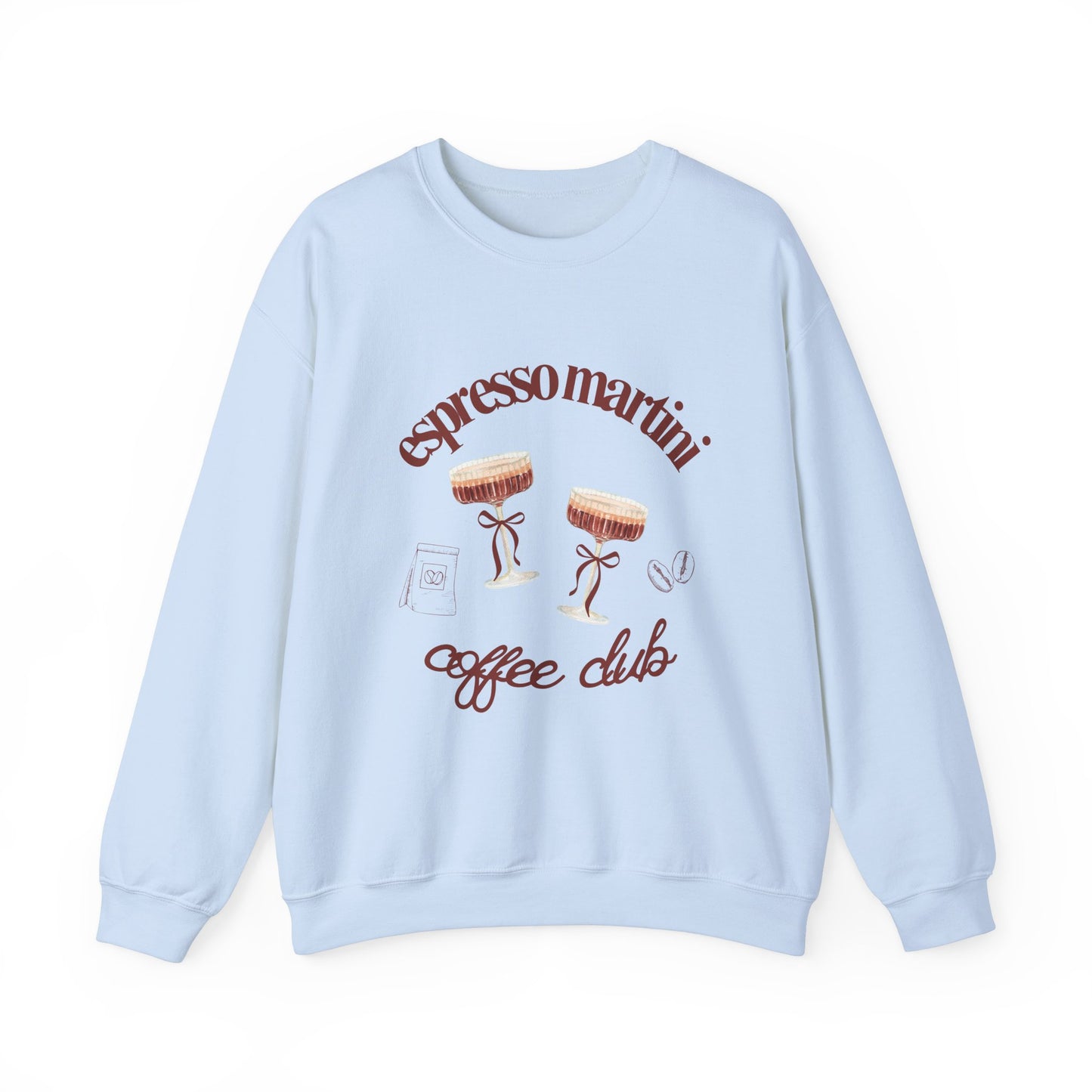 Espresso Martini Coffee Club Two Tinis Graphic Sweatshirt