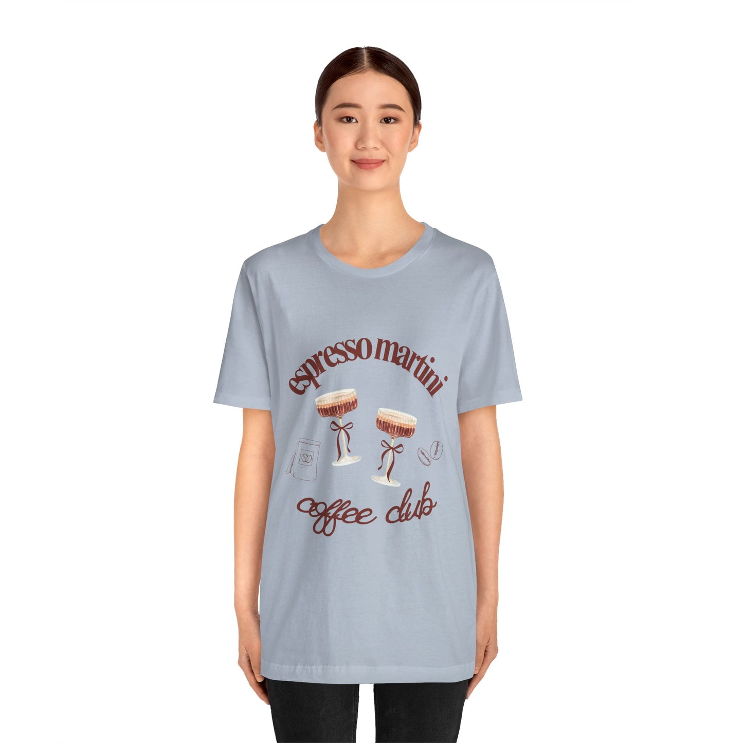 Espresso Martini Coffee Club Two Tinis Graphic Streetwear T-Shirt