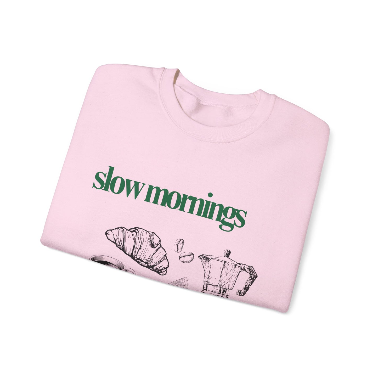 Slow Mornings Breakfast Club Coffee Graphic Sweatshirt