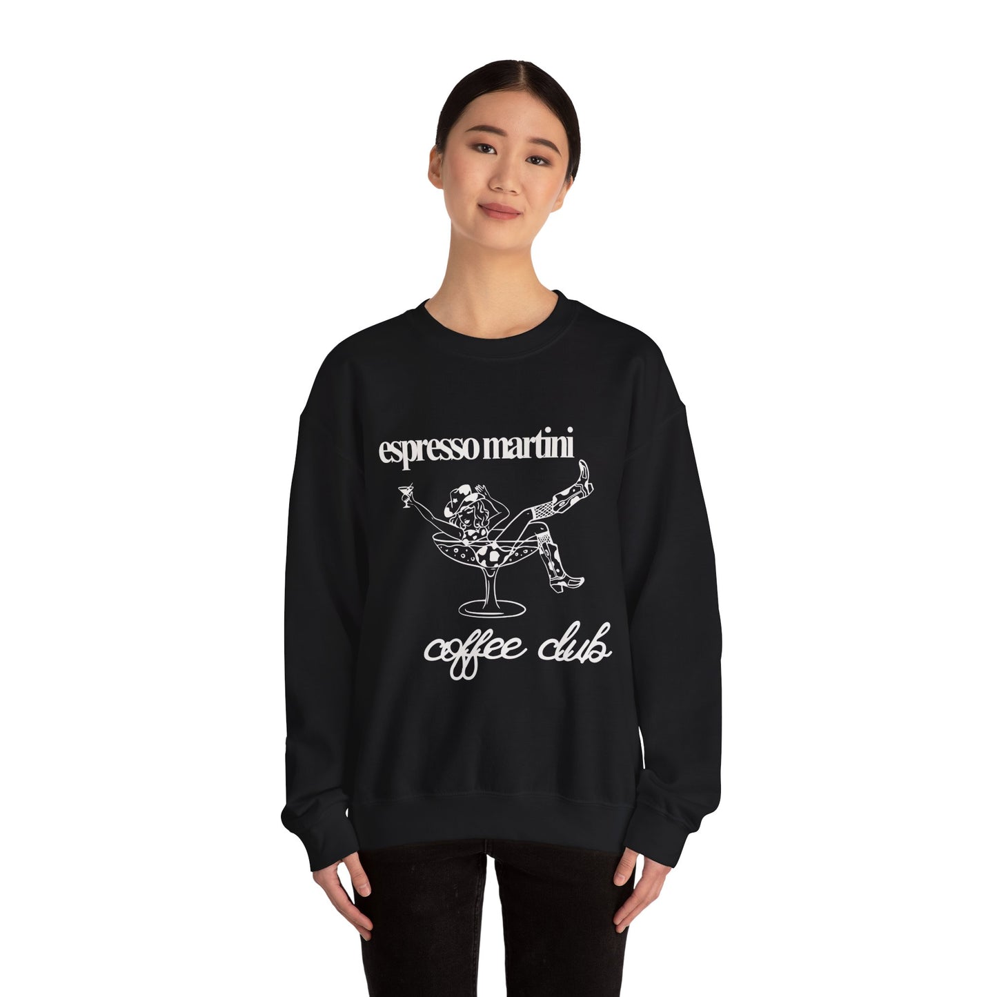 Espresso Martini Coffee Club Graphic Sweatshirt