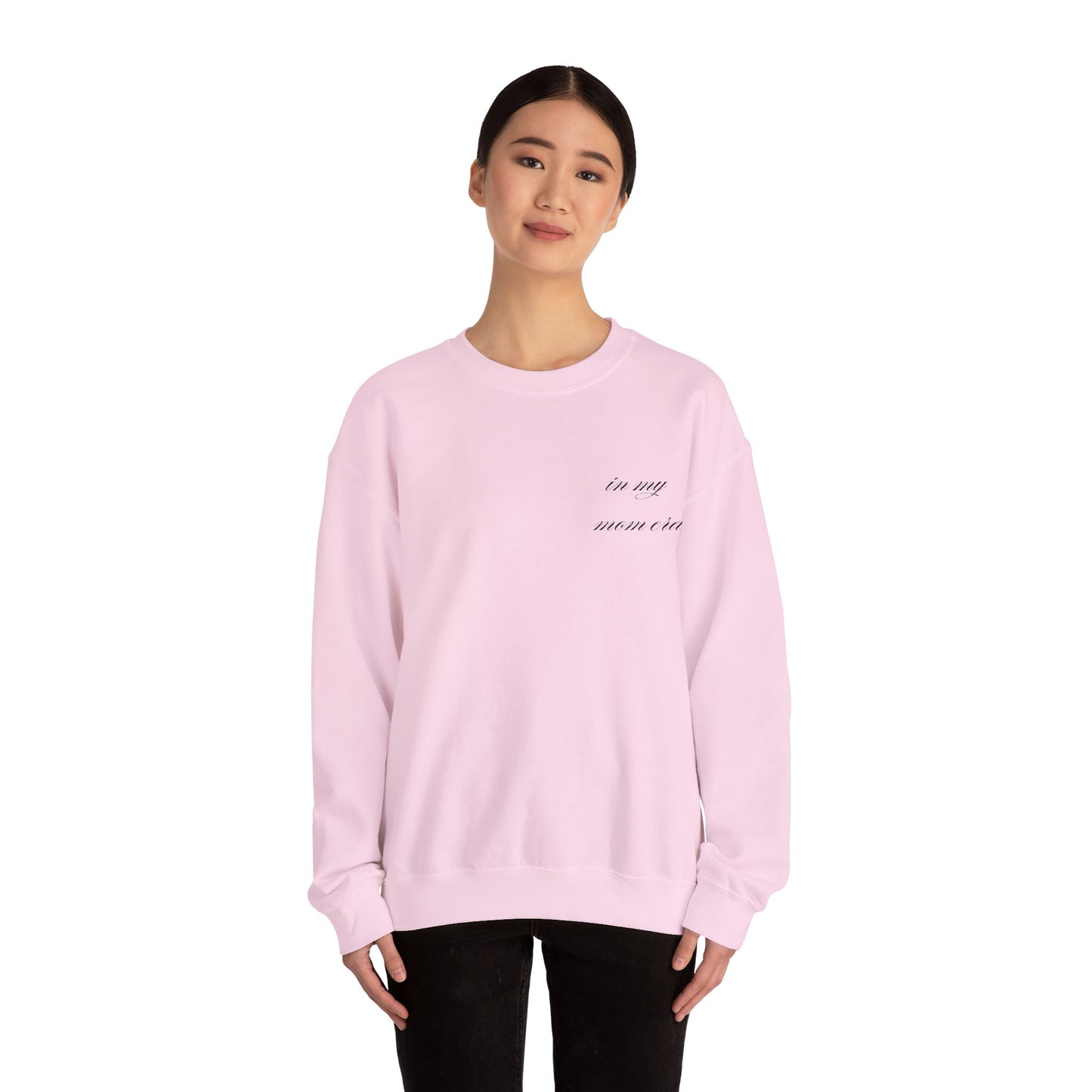 In My Mom Era Embroidered Crewneck Sweatshirt