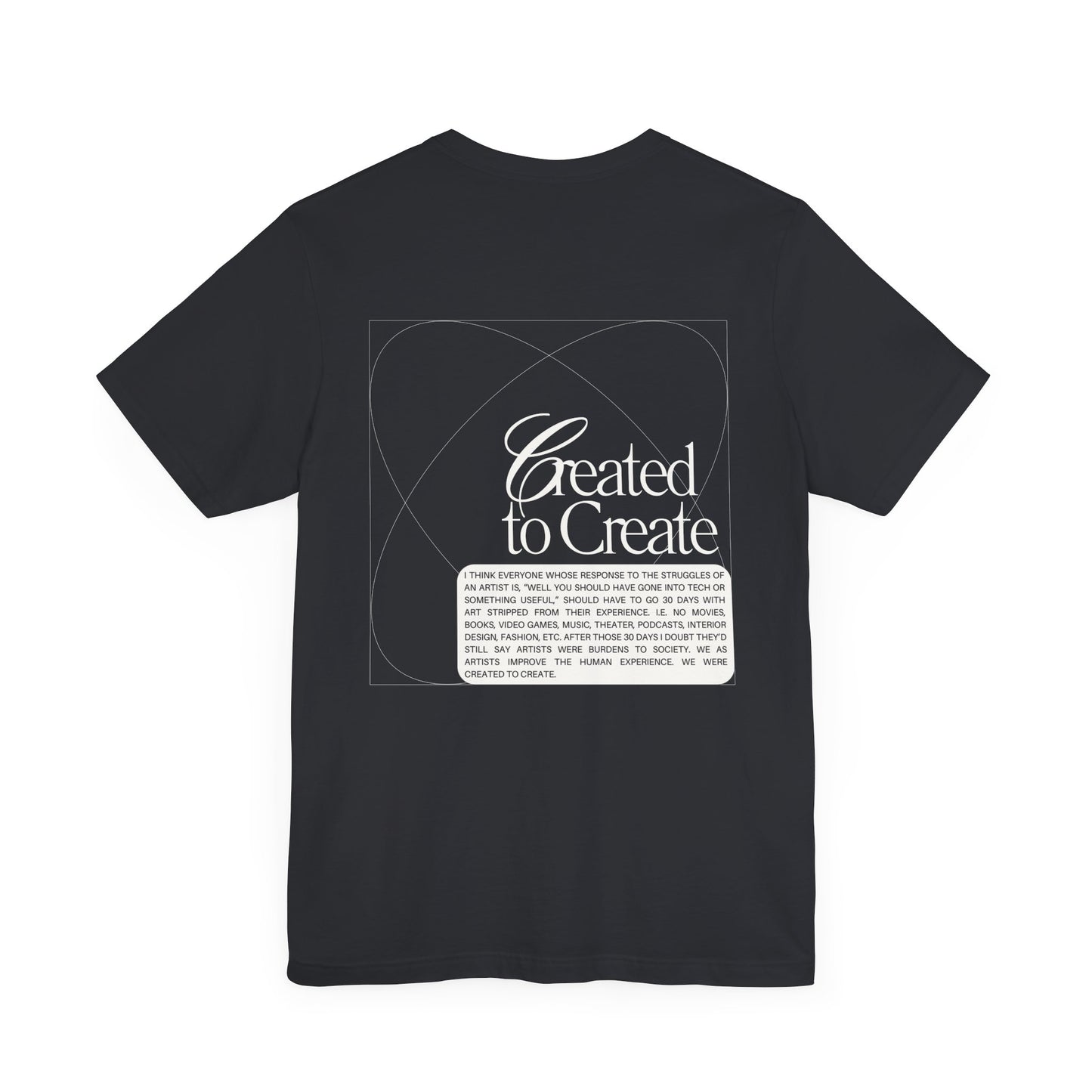 Created to Create Streetwear T-Shirt