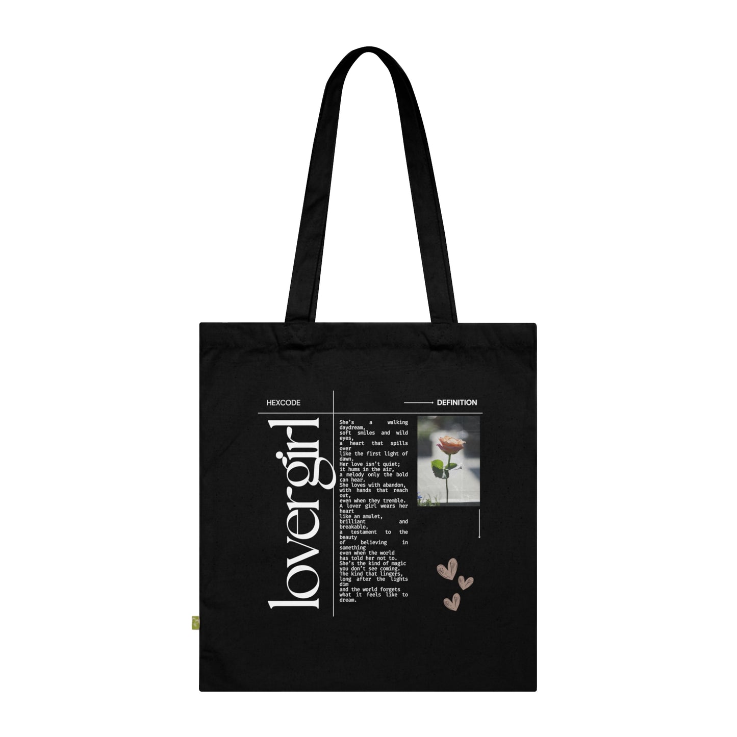Lovergirl Loverboy Tote Bag - Black