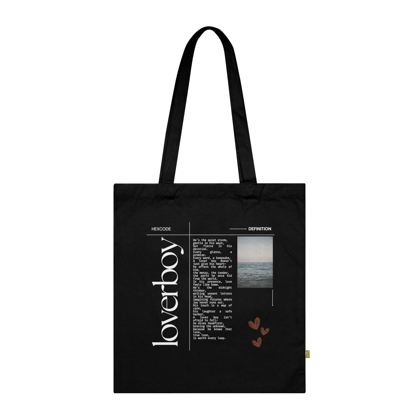 Lovergirl Loverboy Tote Bag - Black